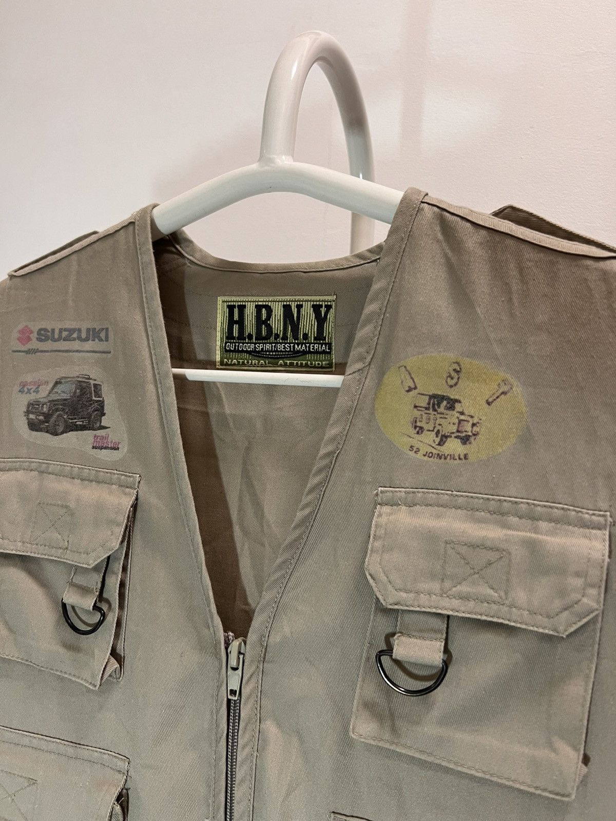 Japanese Brand × Vintage Vintage beige vest Suzuki multi pocket Size US M / EU 48-50 / 2 - 2 Thumbnail