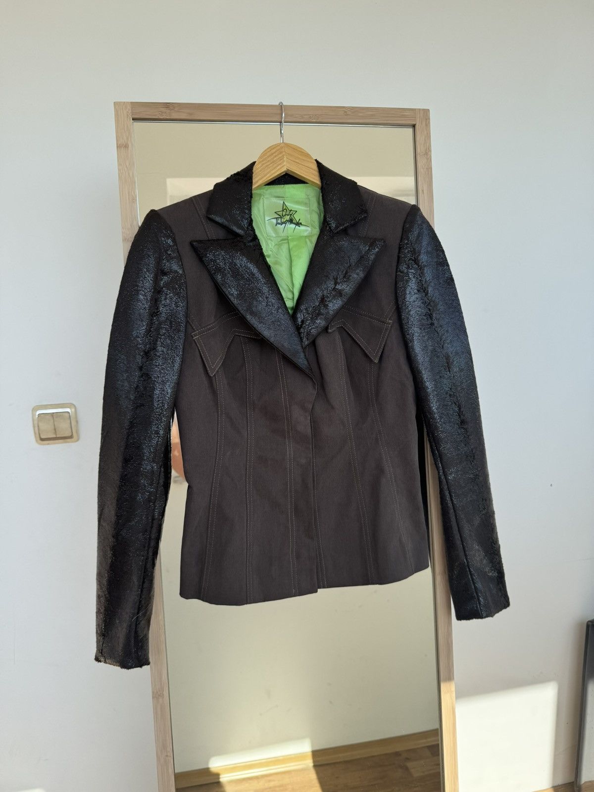 Thierry Mugler Only Thierry Mugler US8/GB12/I42 vintage retro jacket blazer Size M / US 6-8 / IT 42-44 - 20 Thumbnail