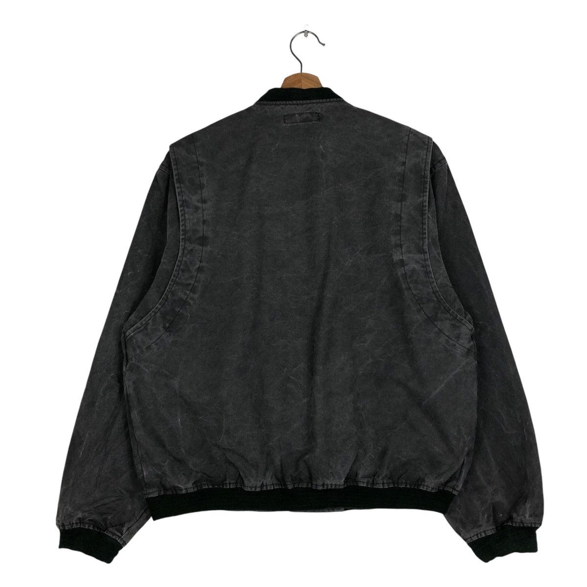 Japanese Brand × Vintage 📌Vintage Chore Bomber Jacket Grandness Big Logo Biker Wear Size US M / EU 48-50 / 2 - 9 Thumbnail