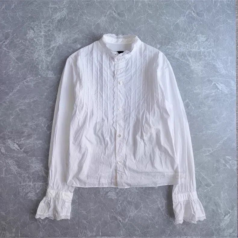 Comme des Garcons Comme Des Garcons Standing Collar Design Elegant Lace Edge Size M / US 6-8 / IT 42-44 - 1 Thumbnail