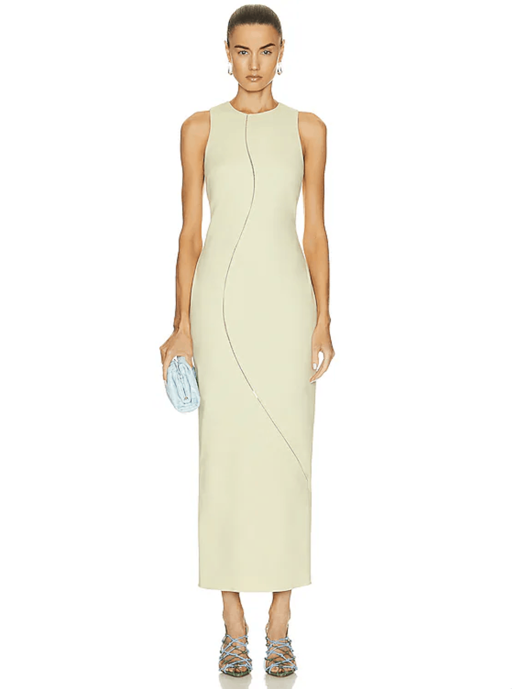 image of Sir Esther Midi Dress in Pistachio, Women's (Size XS)