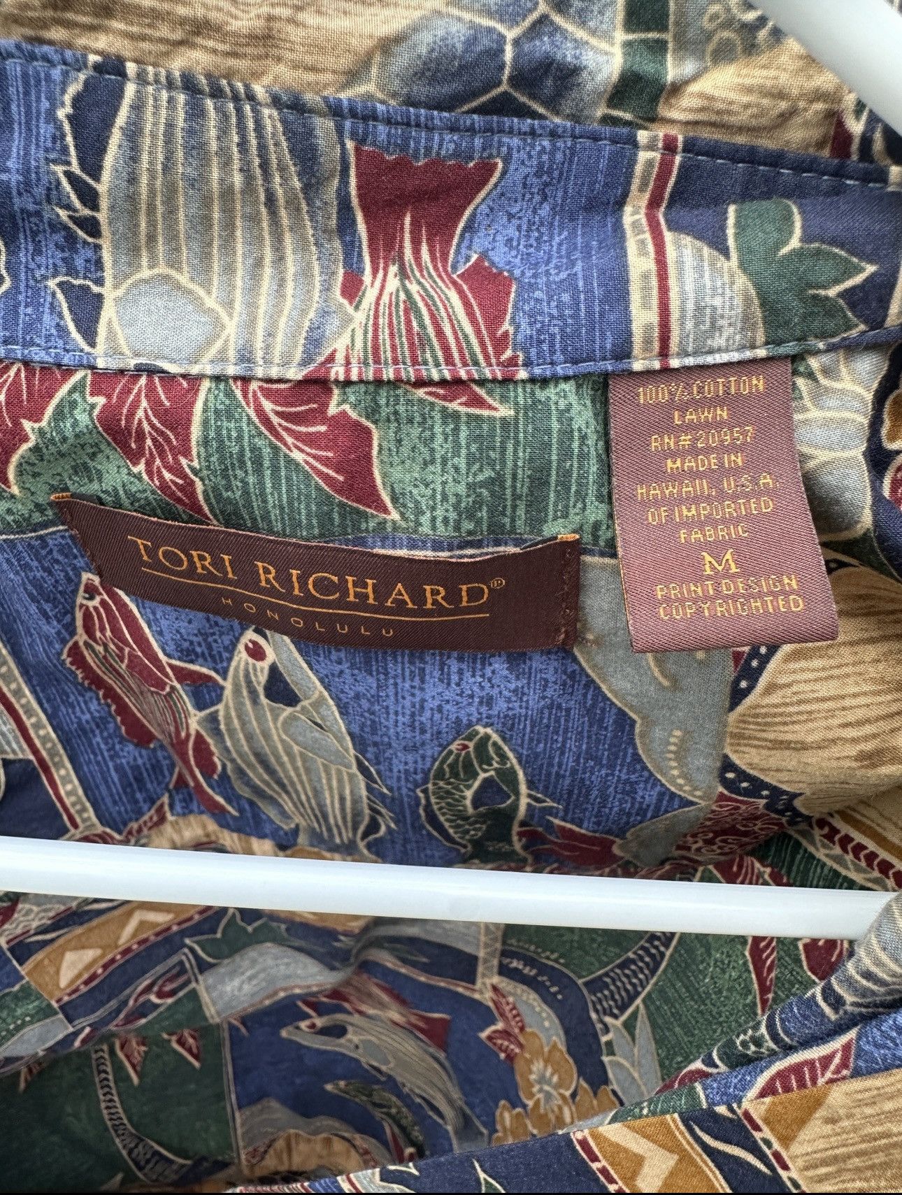 Tori Richard Tori Richard Hawaiian Print Multicolored Men's Medium Size US M / EU 48-50 / 2 - 4 Thumbnail