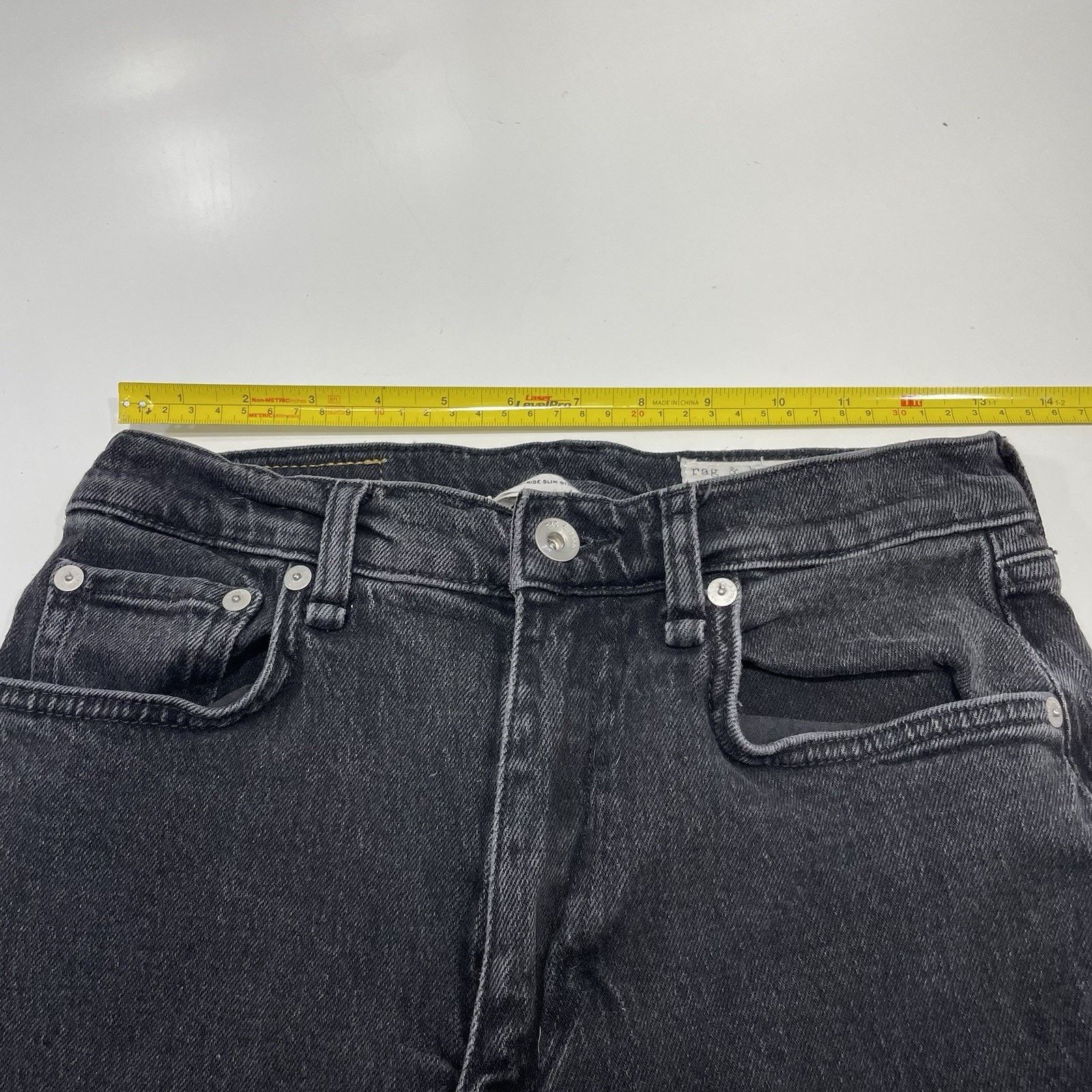 Rag & Bone Rag & Bone Women’s Jeans Black High Rise Slim Size 26 Size 26" / US 2 / IT 38 - 5 Thumbnail