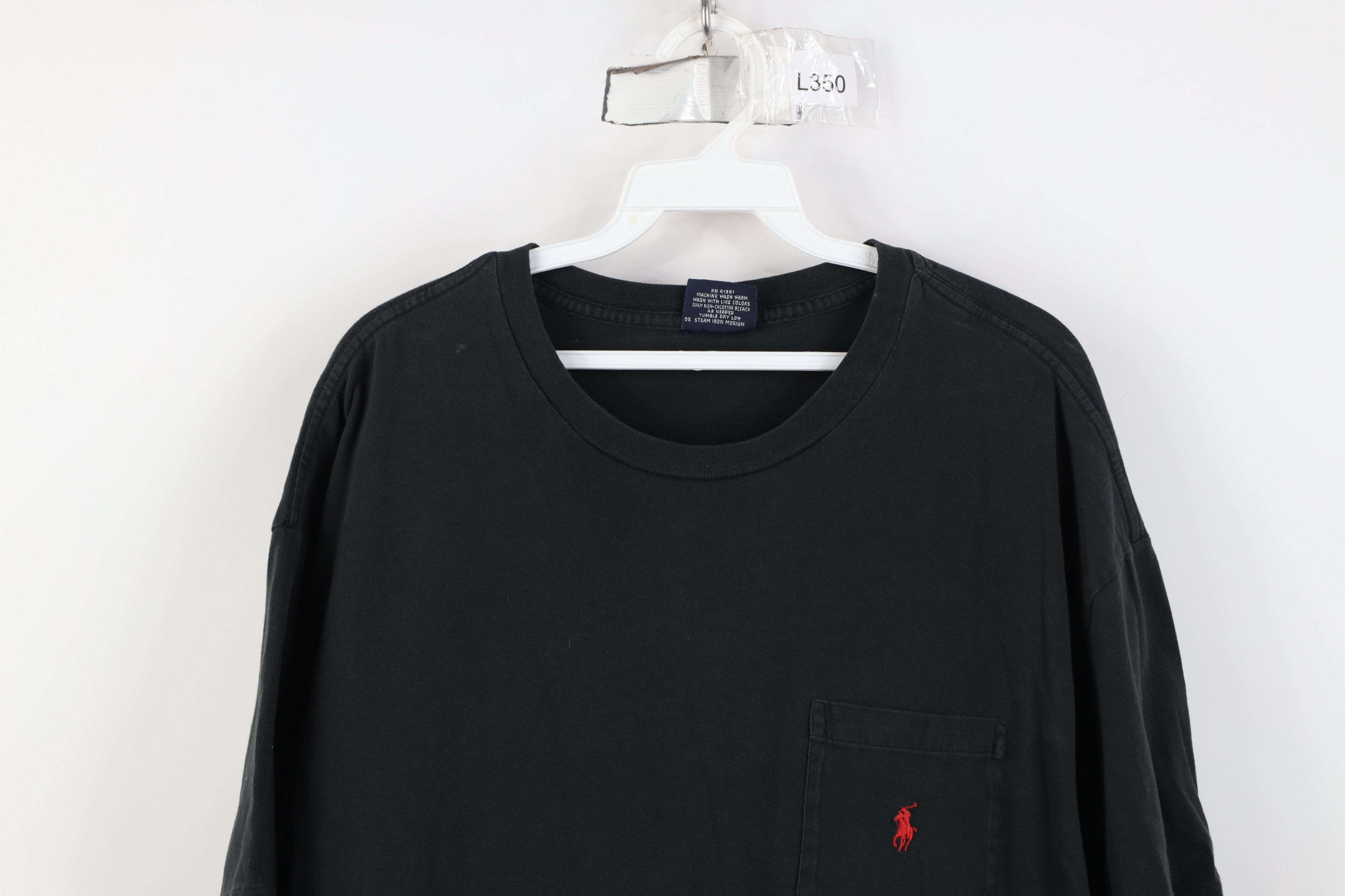 Ralph Lauren Vintage 90s Ralph Lauren Short Sleeve Pocket T-Shirt USA Size US L / EU 52-54 / 3 - 2 Thumbnail