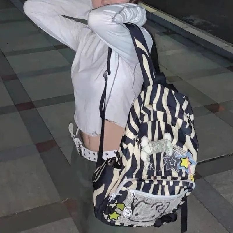 Vintage Y2k Harajuku Fashion Backpack Size ONE SIZE - 5 Thumbnail