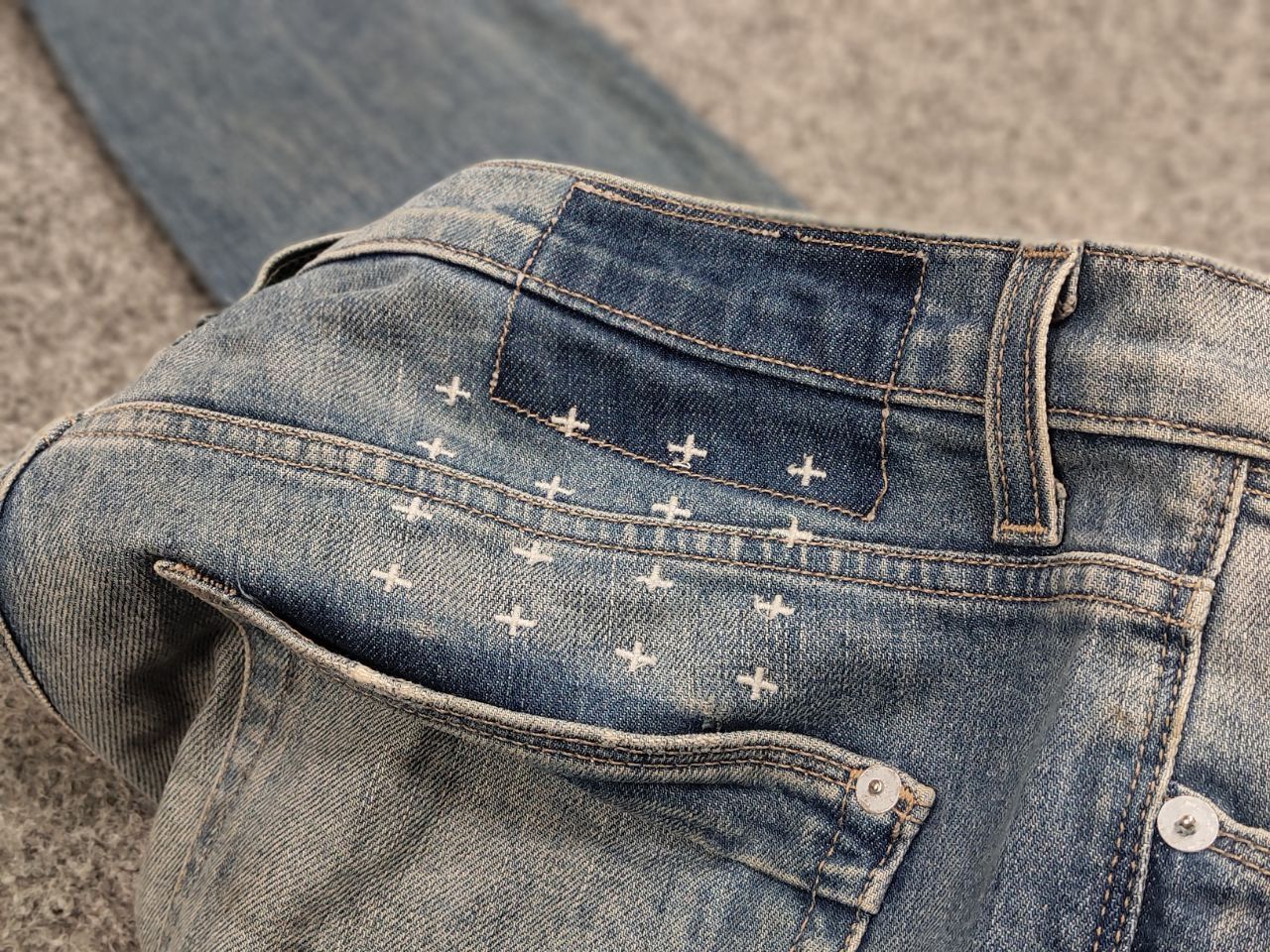 Ksubi Ksubi Design Slim Fit Distressed Denim Jeans Made in USA Size US 31 - 20 Thumbnail