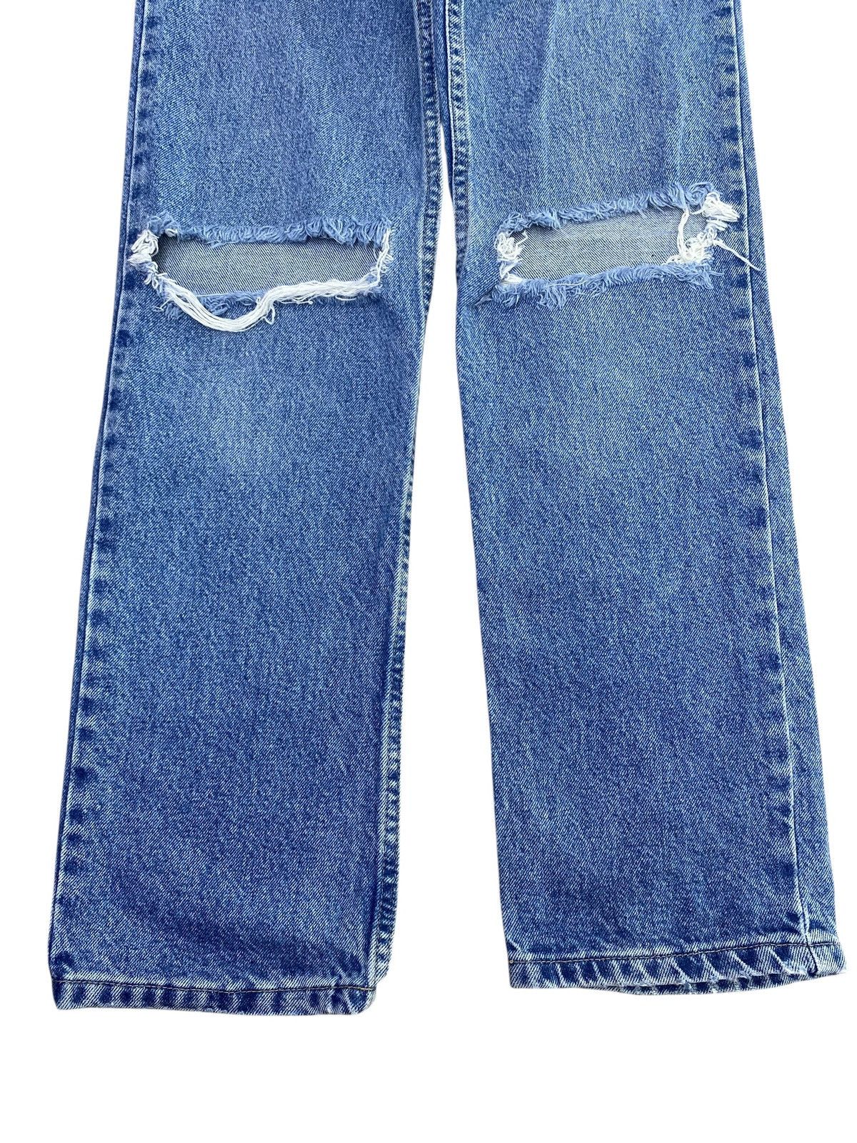 Other B.Moss Brand Blue Acid Wash Style Ripped Jeans Size US 28 / EU 44 - 9 Thumbnail