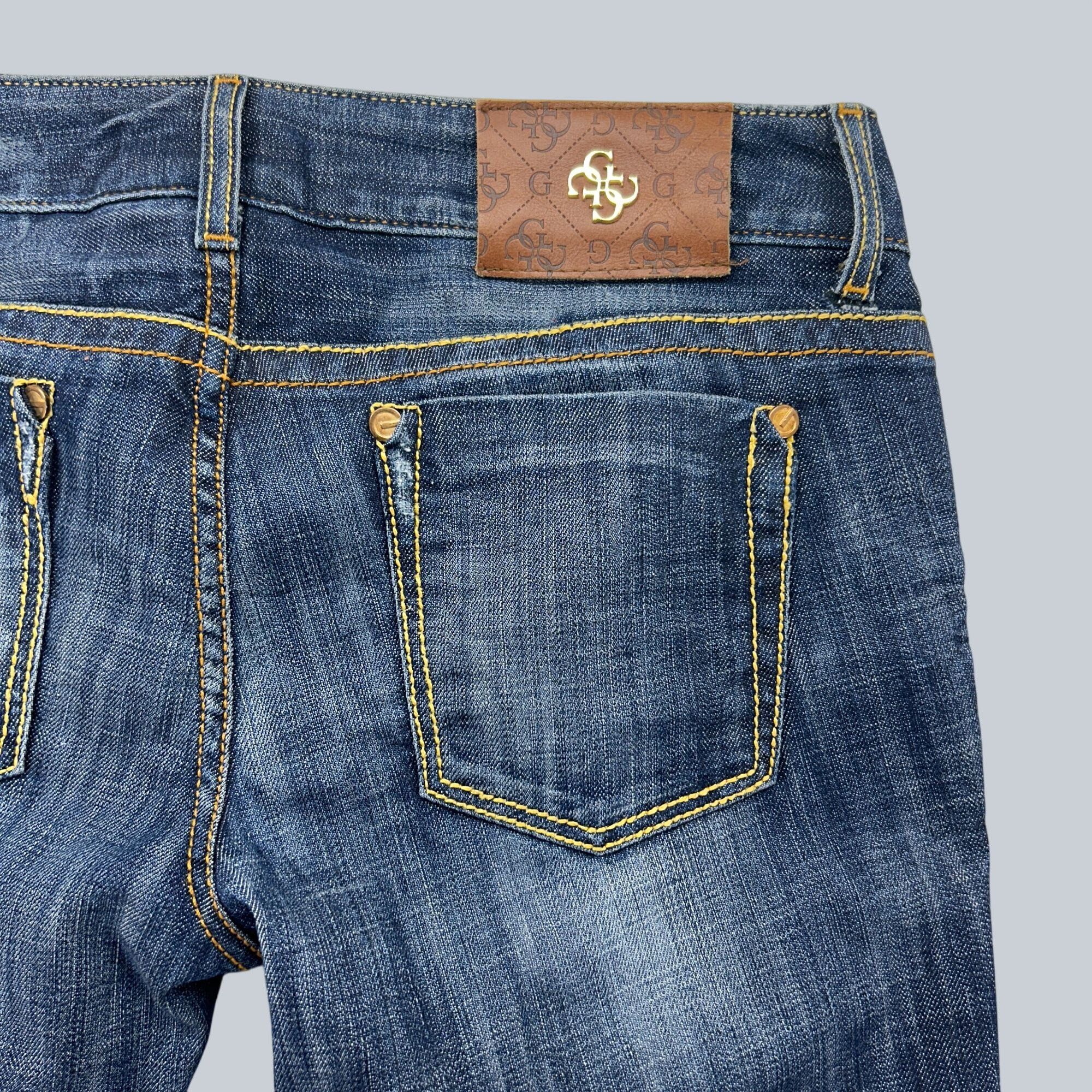 Guess Guess Premium Y2K Vintage Womens Flared Blue Denim Jeans 31 Size 31" - 4 Thumbnail