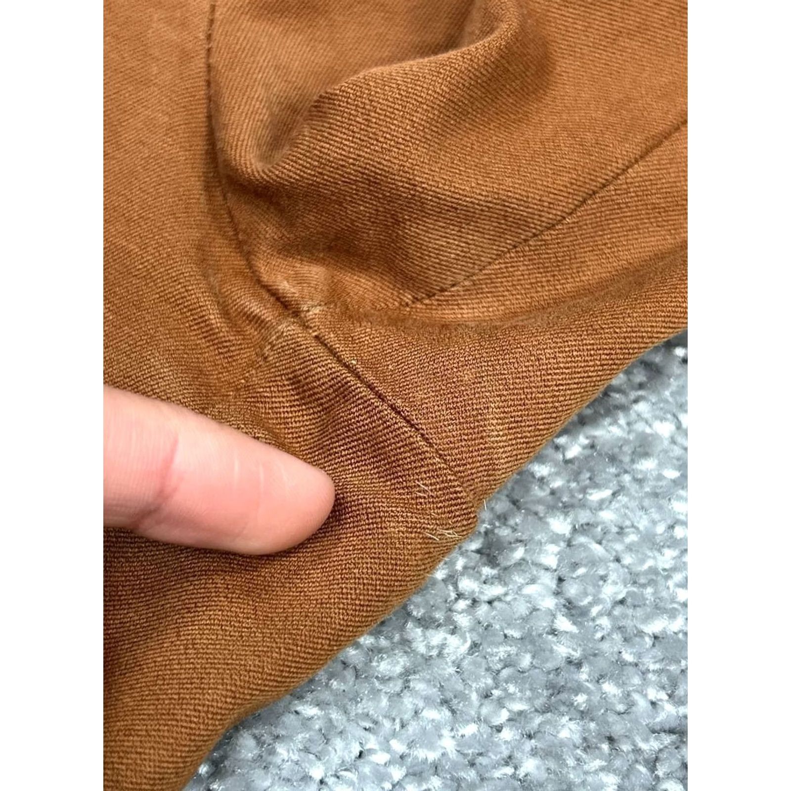 Everlane Everlane Pants Womens 6 Brown Curvy Fit Cotton Stretch Tapered Leg Mid Rise Size 28" / US 6 / IT 42 - 5 Thumbnail