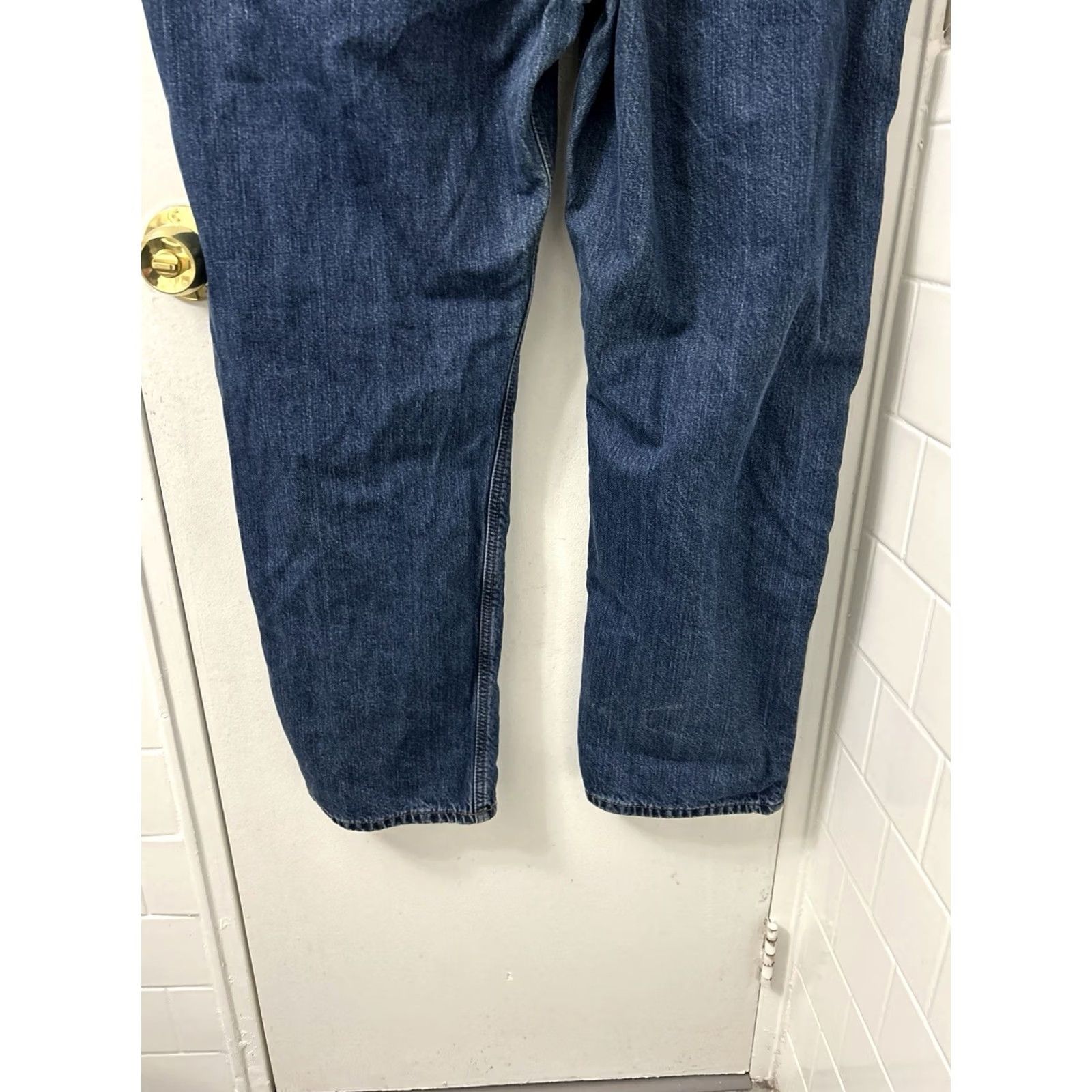 Carhartt Carhartt Jeans Mens 42x30 Blue Relaxed Fit 5-Pocket Denim Work Pants YKK Straight Inseam 30 Size US 42 / EU 58 - 7 Thumbnail