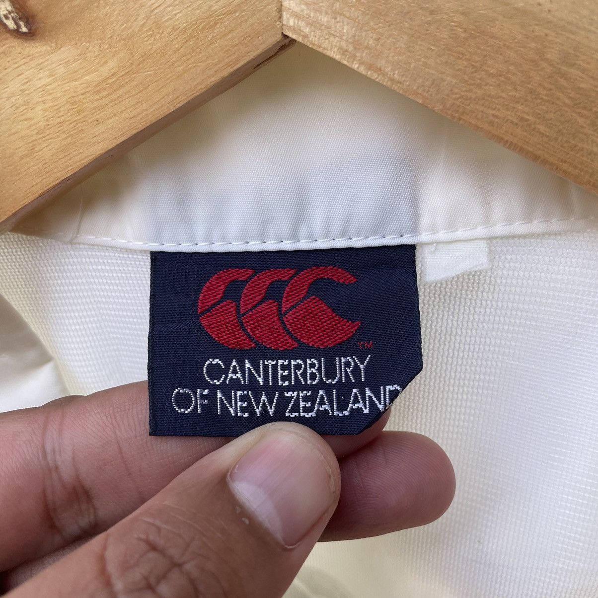 Canterbury of New Zealand × Vintage 🔥Canterbury Big Logo Snap Buttons Coach Light Jacket Size US M / EU 48-50 / 2 - 10 Thumbnail