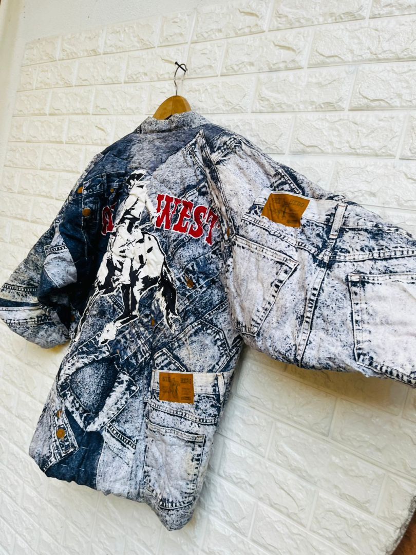 Japanese Brand × Vintage Vintage Old West Hip Hop Streetwear Fashion Style Kimono Size US L / EU 52-54 / 3 - 7 Thumbnail