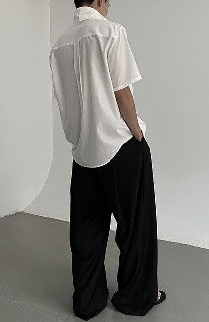 Japanese Brand × Vintage Cleanfit retro fashion double collar shirt Size US M / EU 48-50 / 2 - 5 Thumbnail