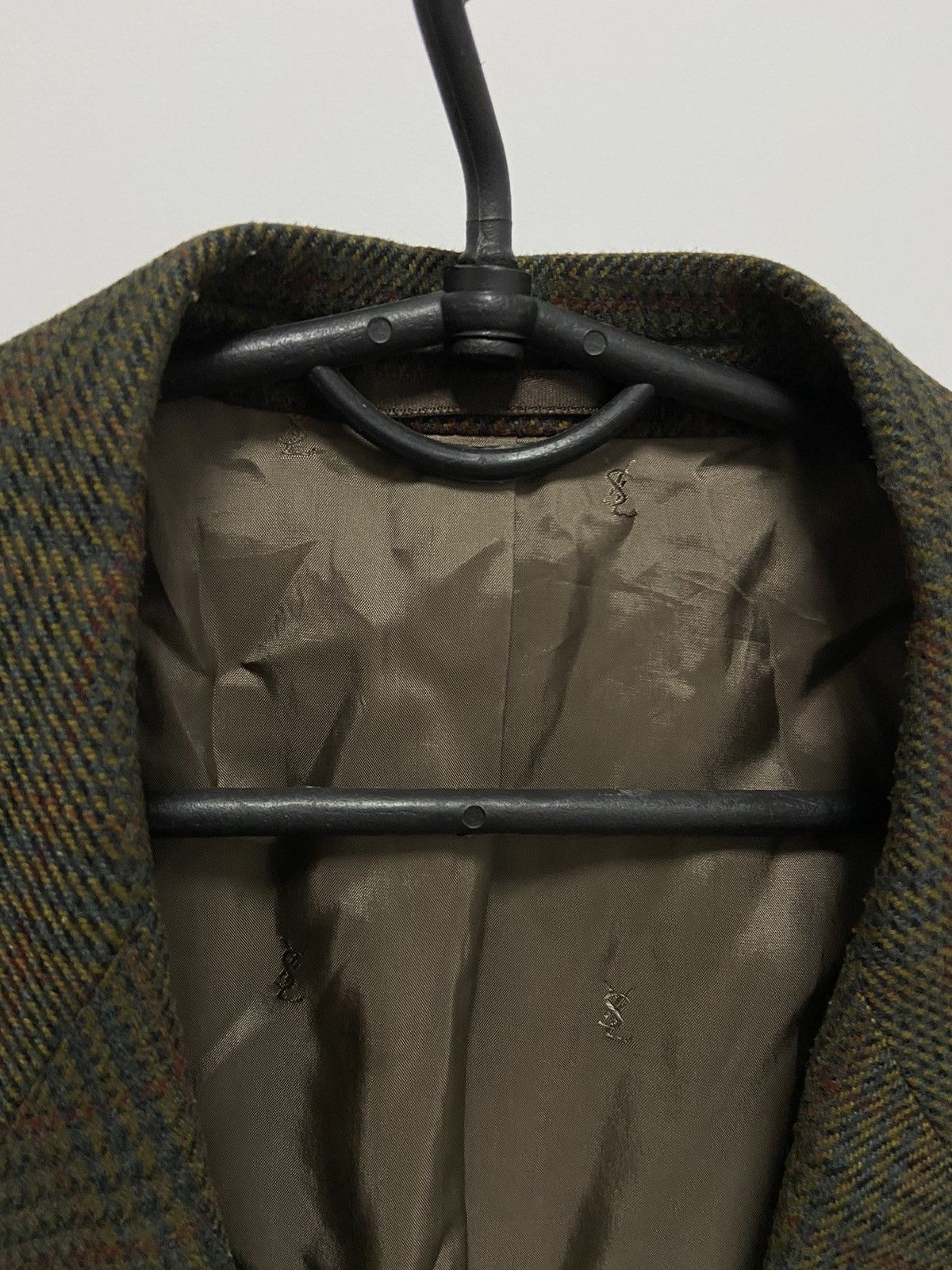 Vintage × Yves Saint Laurent Yves Saint Laurent Pour Homme Blazer Vintage Logo Luxury Size 54L - 6 Thumbnail