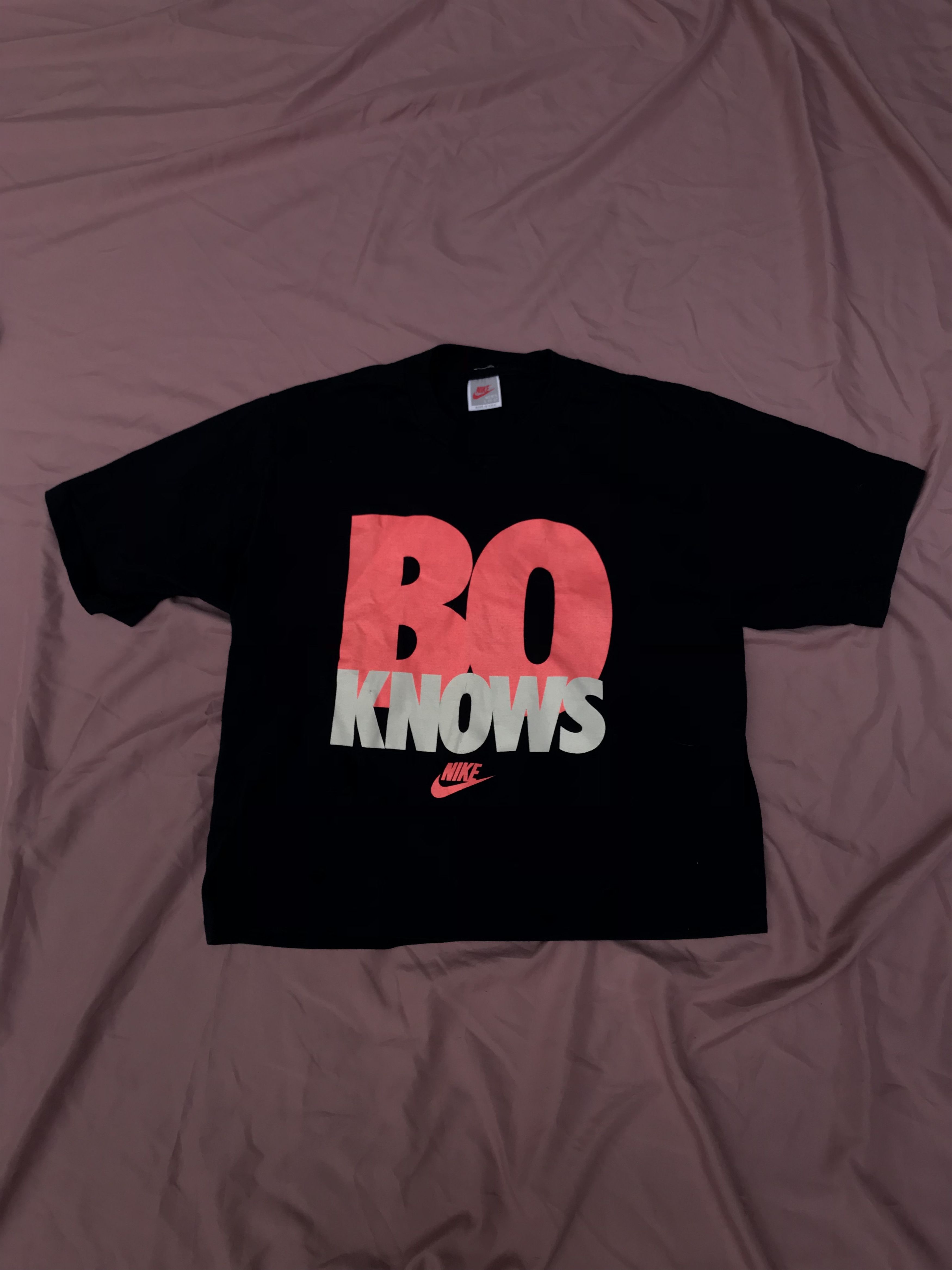 Nike NIKE VINTAGE SINGLE STITCH MADE IN USA BO KNOWS Size US S / EU 44-46 / 1 - 4 Thumbnail