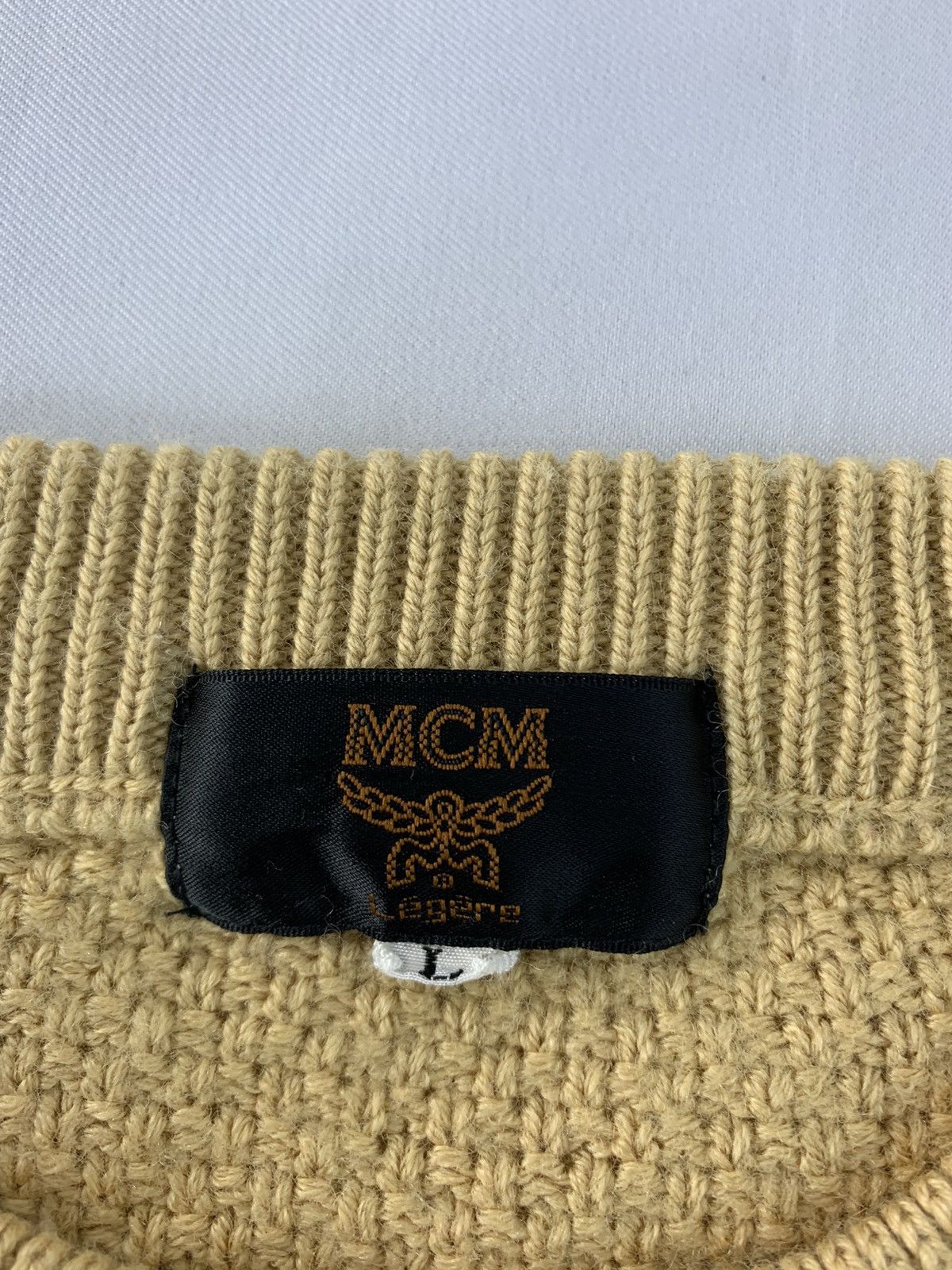 Designer MCM Legere Knitwear Sweater Swirl Inspired Designer Brand Size L / US 10 / IT 46 - 4 Thumbnail