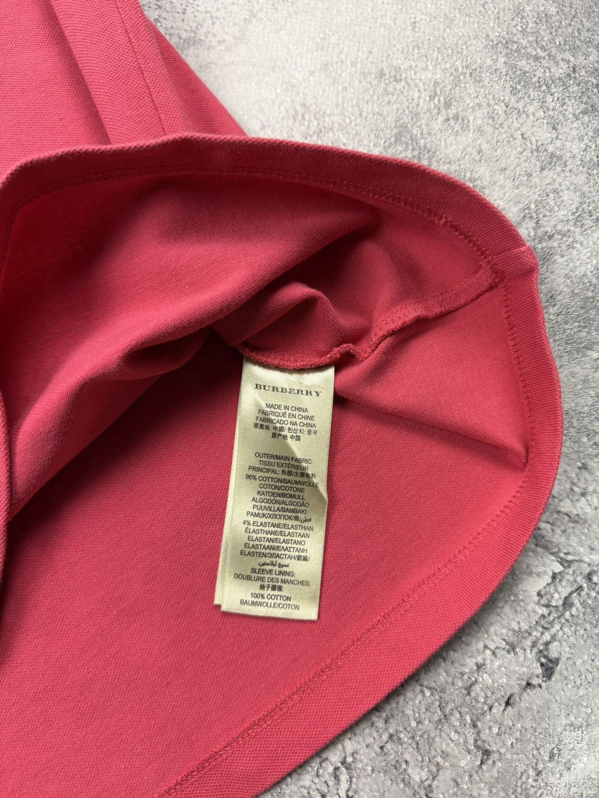 Burberry Burberry Brit Nova Check Pink Polo T-Shirt Y2K Tee Luxury Size S / US 4 / IT 40 - 16 Thumbnail