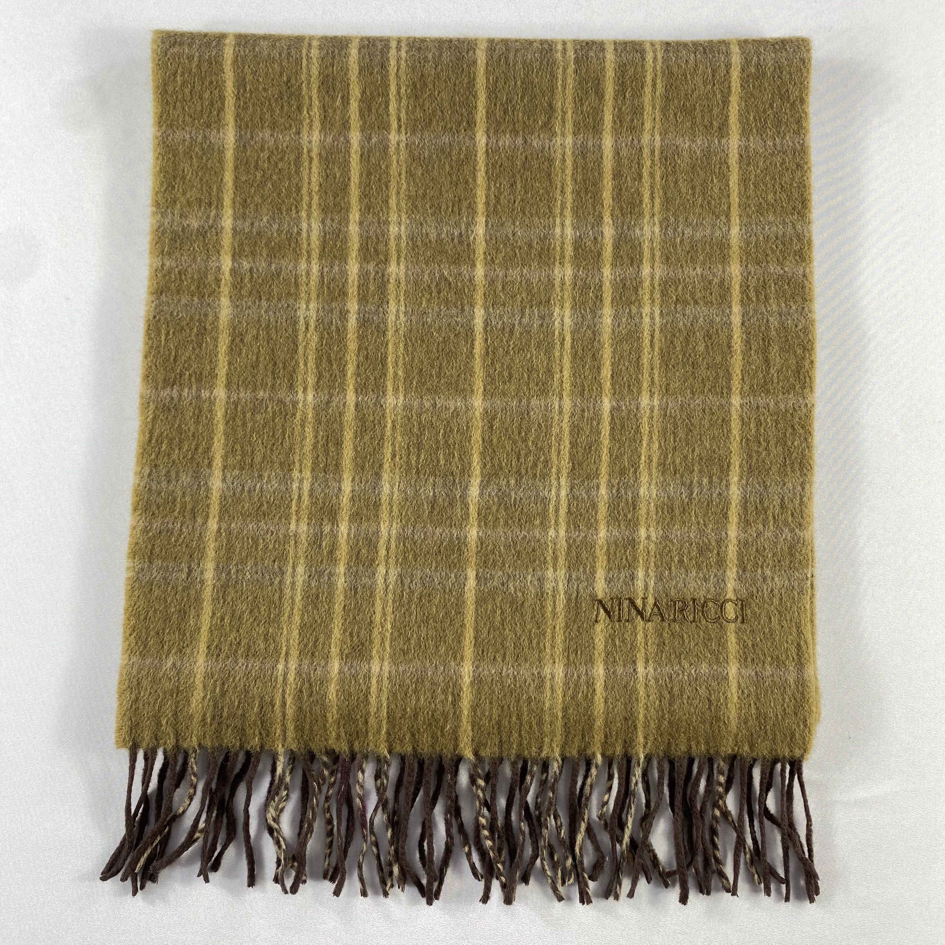 Nina Ricci Vintage Nina Ricci Scarf Neck Wrap Wool Muffler Size ONE SIZE - 2 Thumbnail