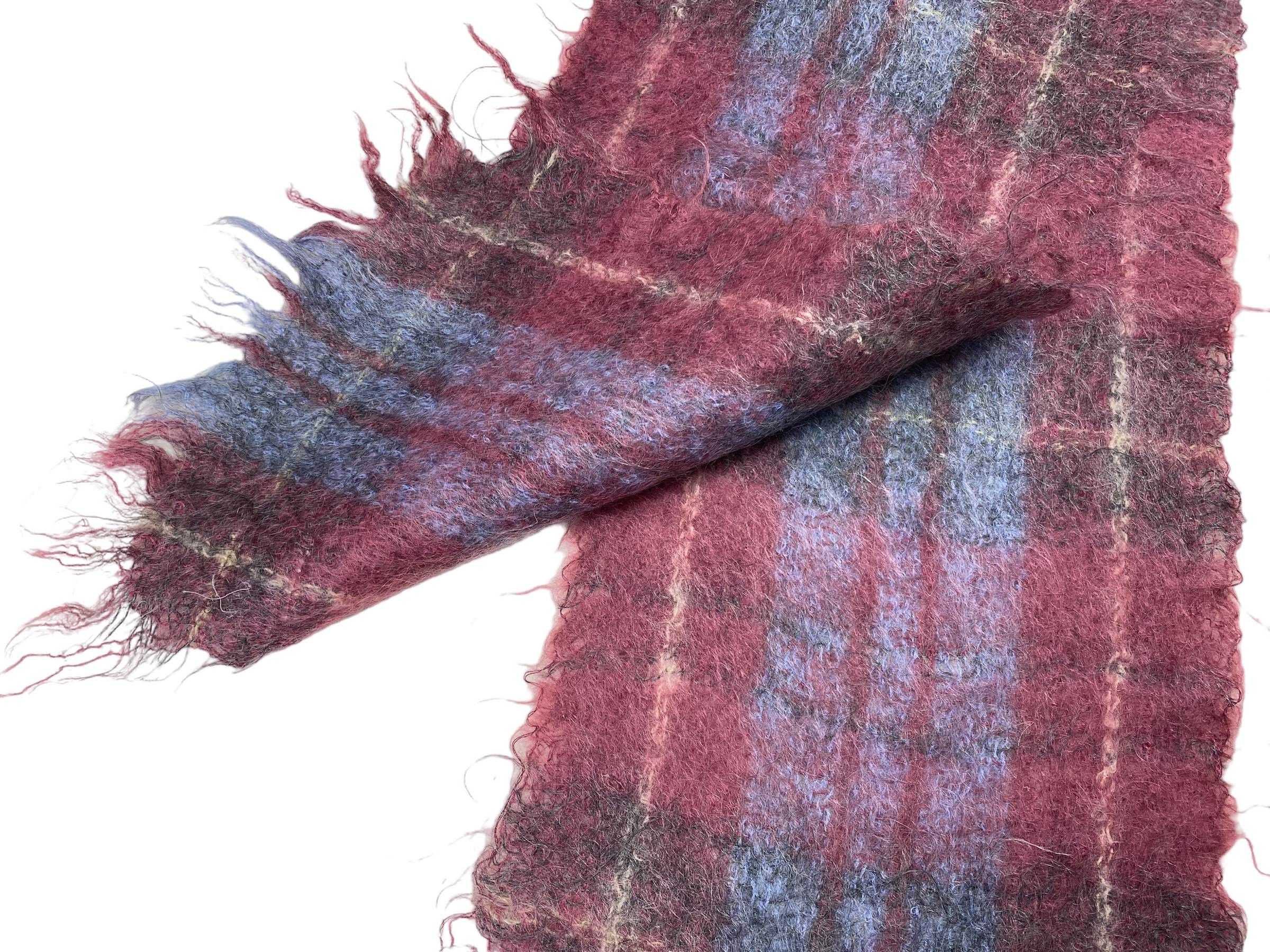 Vintage Glen Cree Vintage Stripe Mohair Scarf Made in Scotland Size ONE SIZE - 9 Thumbnail