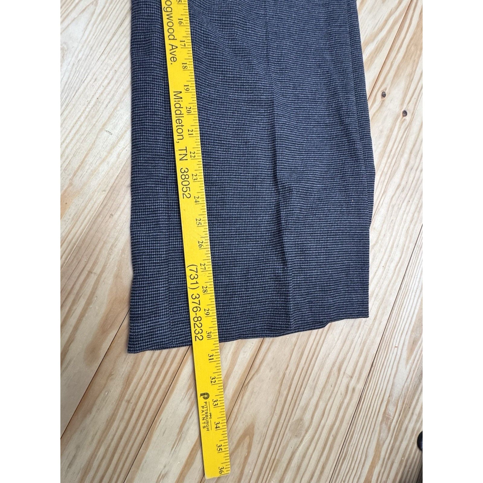Loft Loft NWT Button Pocket Trouser Pants Size 8 Black/Gray Size 30" / US 8 / IT 44 - 7 Thumbnail