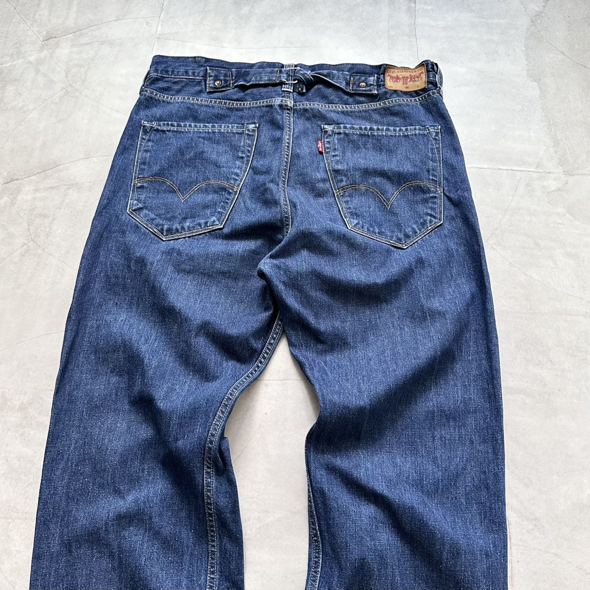 Engineered Garments × Levi's Vintage Levis Engineered Jeans Twisted Seams Cinch Buckle Size US 32 / EU 48 - 8 Thumbnail