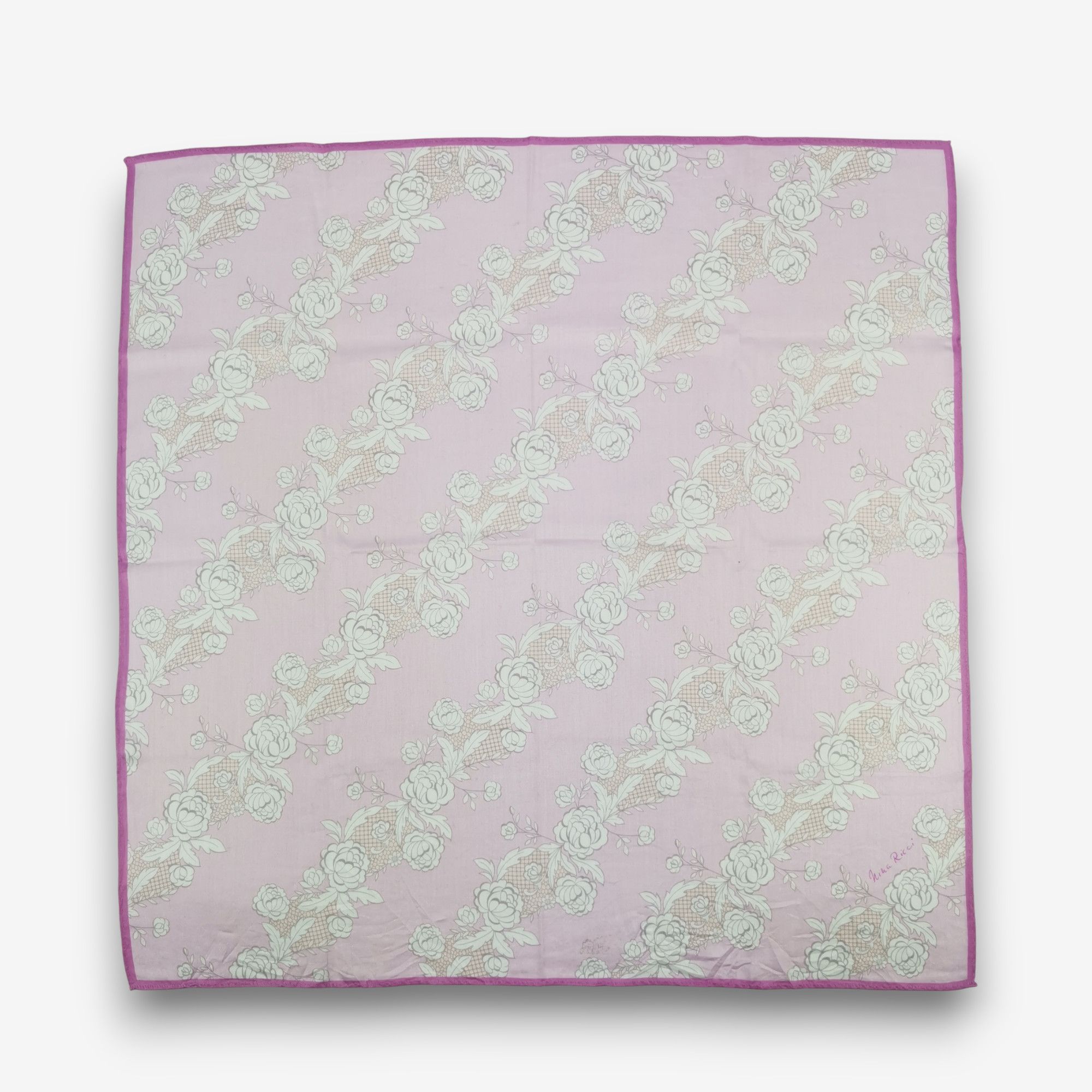 Japanese Brand Vintage Nina Ricci Handkerchief Neckerchief Bandana Size ONE SIZE - 2 Thumbnail