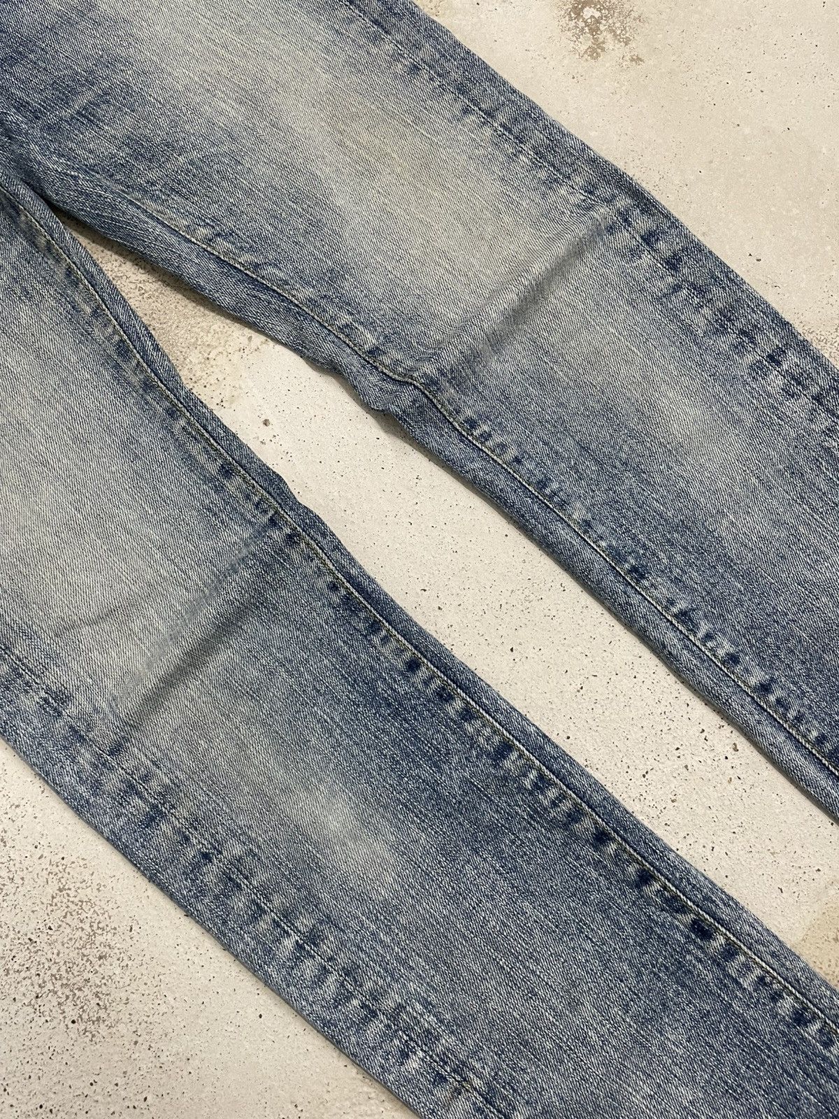 Acid Wash Rusty Skinny Japan Denim