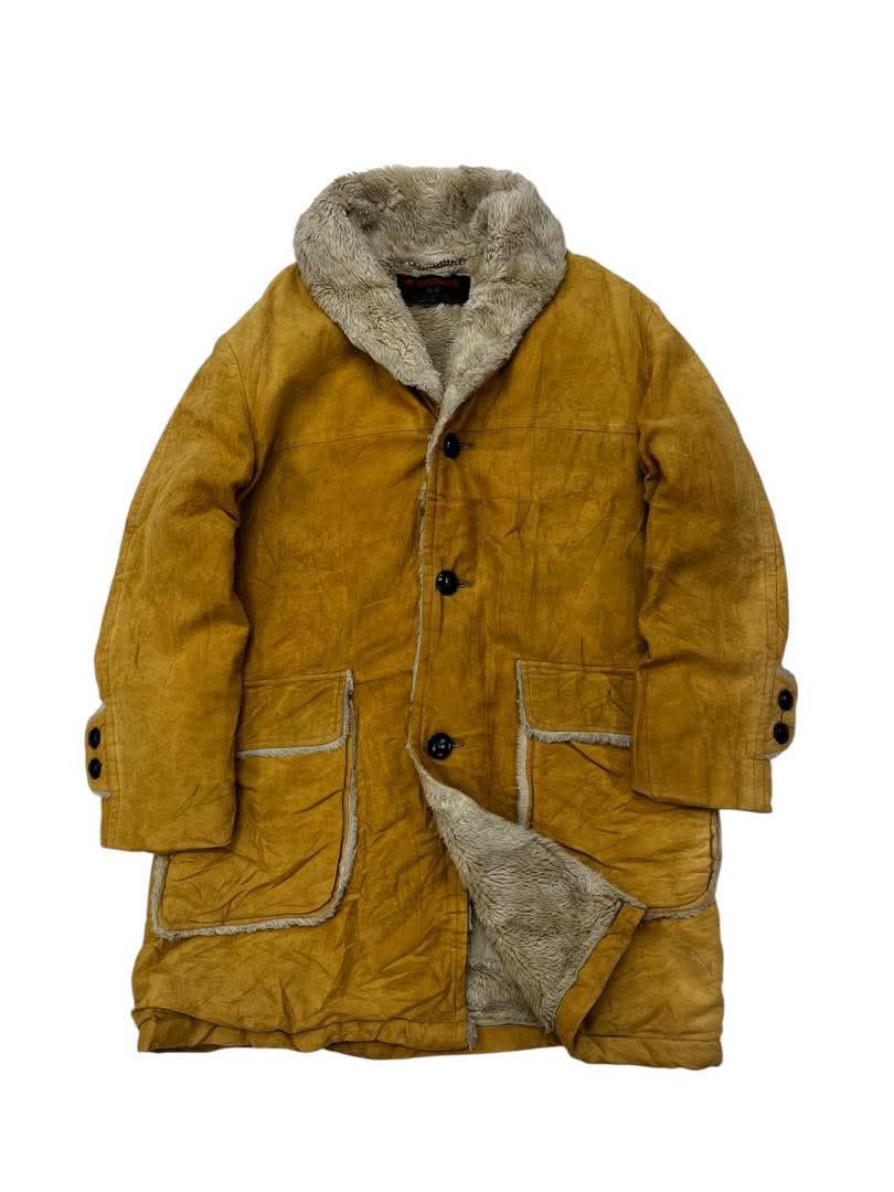 McGregor Vintage 80s Mc Gregor Sherpa Suede Jacket Winter Size US L / EU 52-54 / 3 - 1 Thumbnail