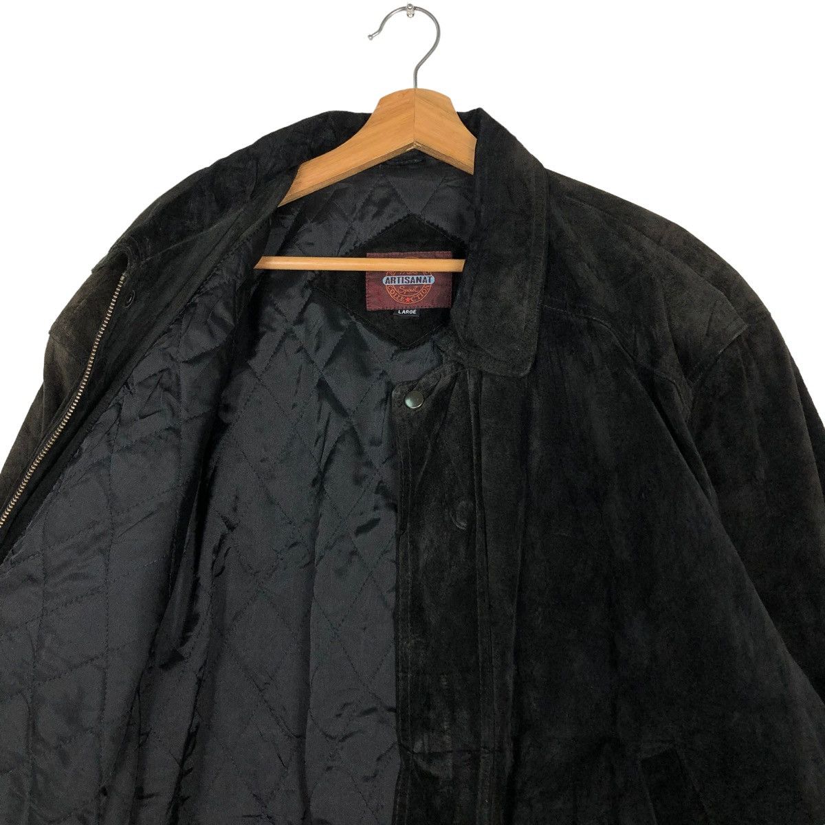 Japanese Brand 🔥VINTAGE LEATHER JACKET ARTISANAT JAPAN ISSEY MIYAKE Size US L / EU 52-54 / 3 - 12 Thumbnail