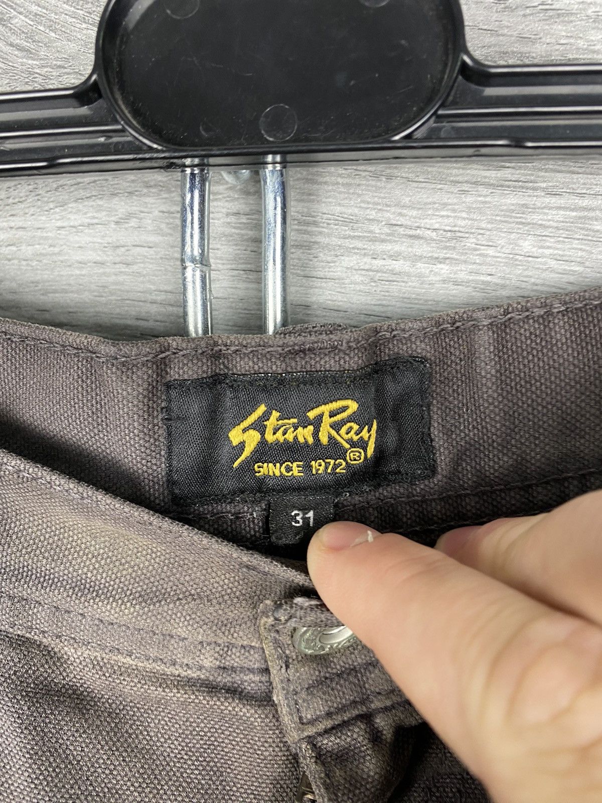 Stan Ray Vintage Faded Stan Ray Carpenter Brown Baggy Jeans Size US 31 - 8 Thumbnail