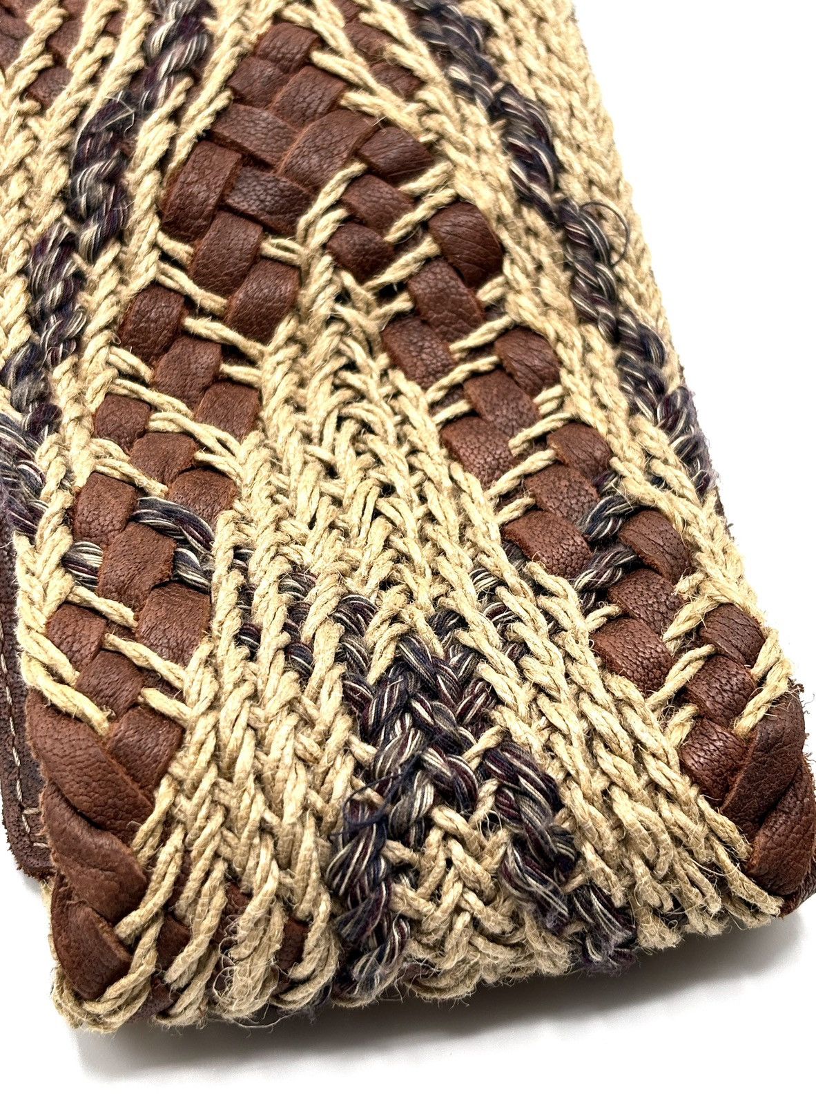 Allsaints AllSaints Spitalfields Woven Double Leather Belt Size ONE SIZE - 13 Thumbnail