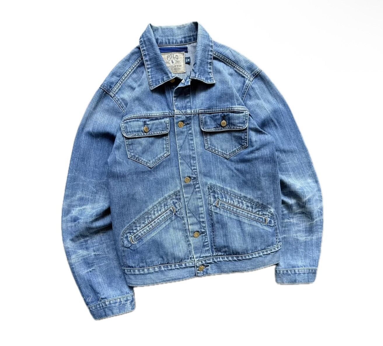 Polo Ralph Lauren Vintage 2007 Polo Ralph Lauren Western Denim Jacket Size US M / EU 48-50 / 2 - 1 Thumbnail