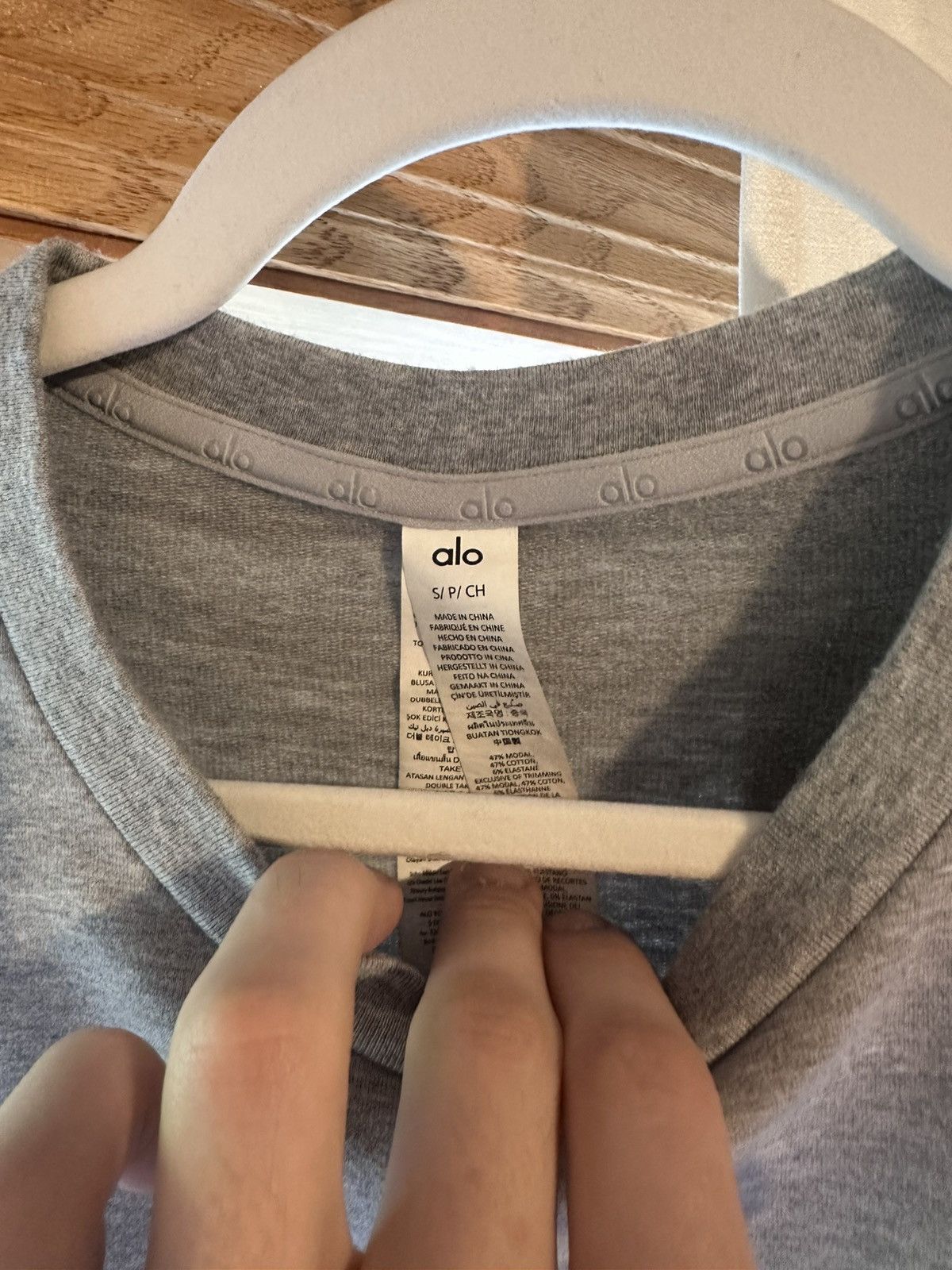 Alo DOUBLE TAKE SHORT SLEEVE Size US S / EU 44-46 / 1 - 5 Thumbnail