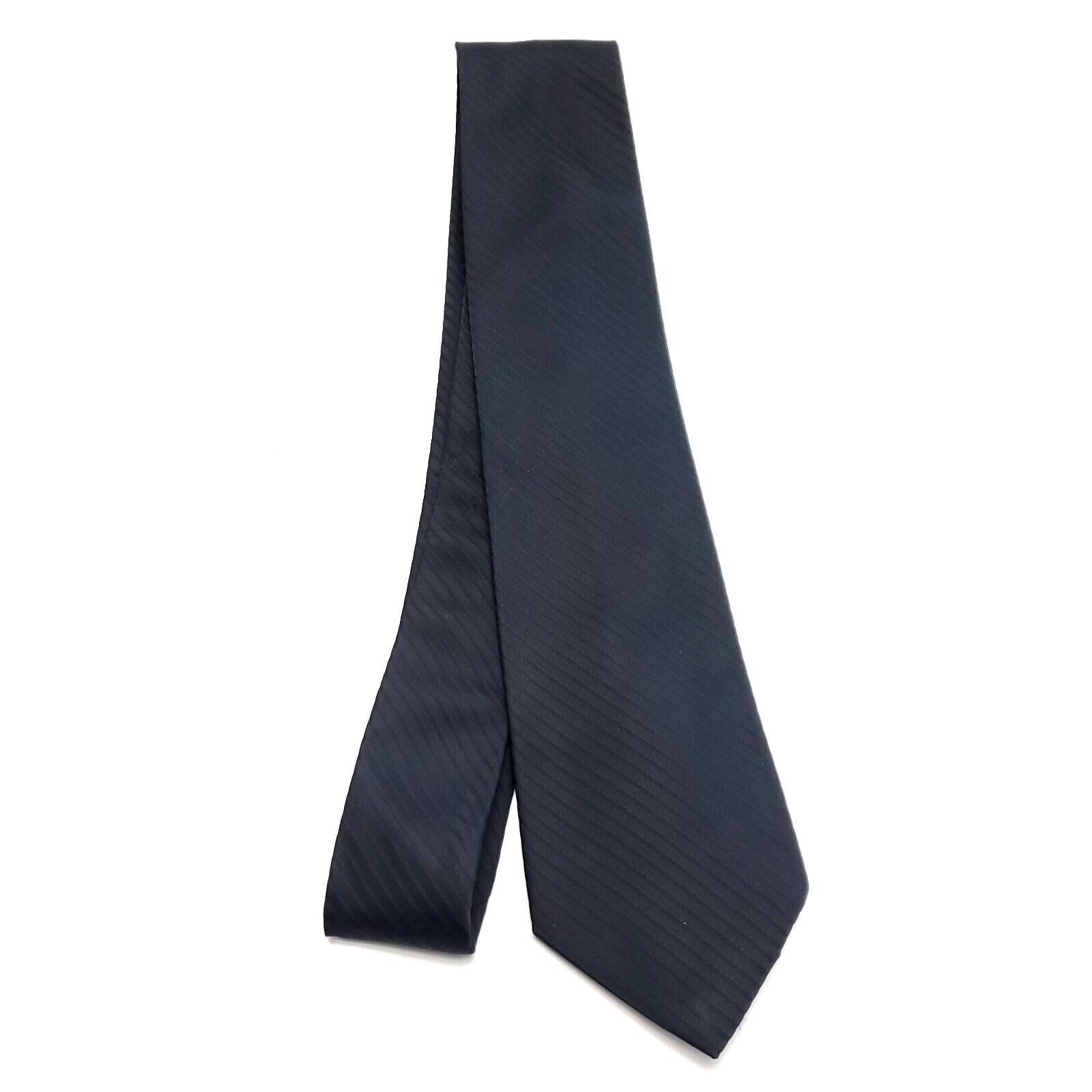 Croft & Barrow Croft & Barrow Gray Silk Tie Woven Skinny Pencil Striped Size ONE SIZE - 6 Thumbnail