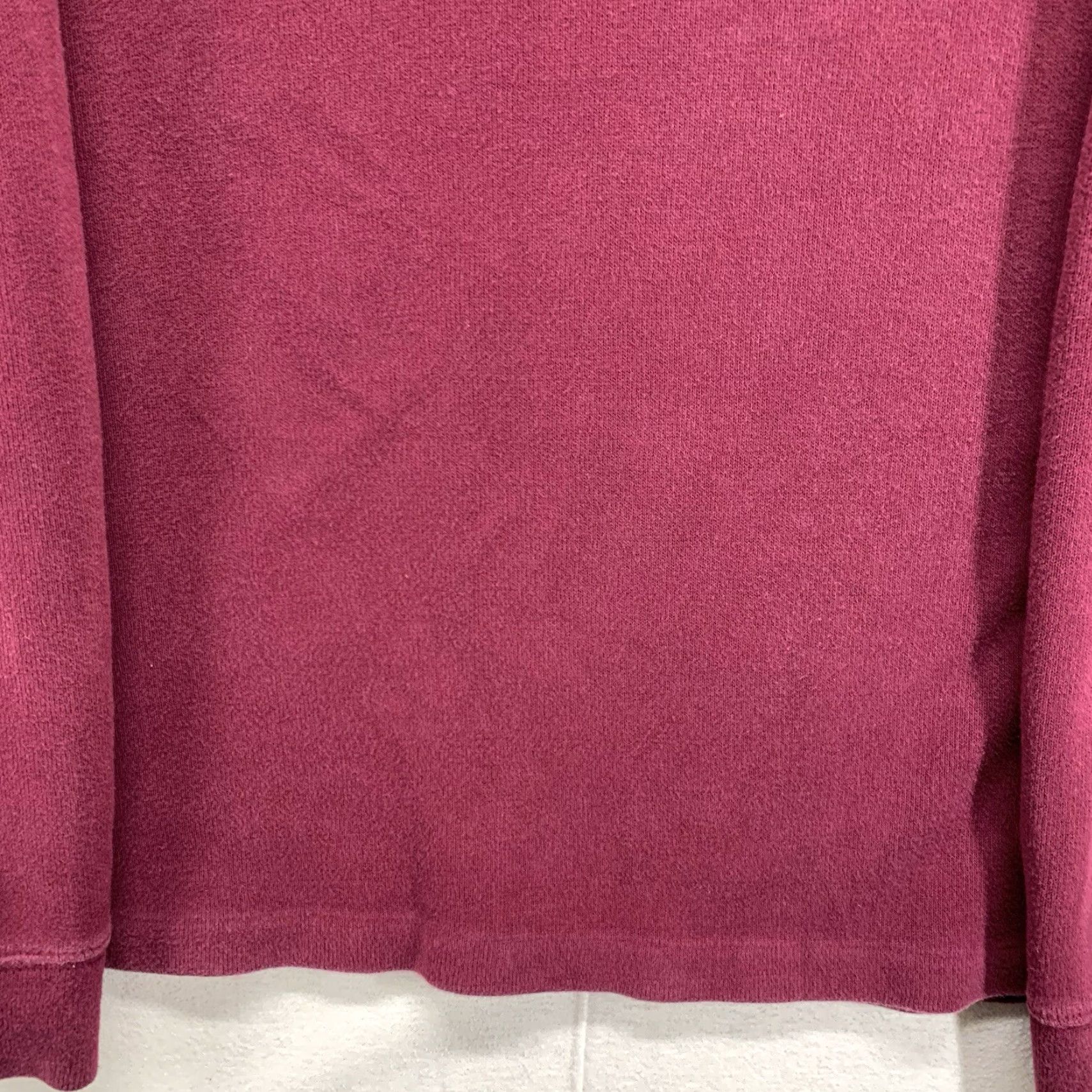 Polo Ralph Lauren VINTAGE Polo Ralph Lauren Sweater Shirt Men Large Red 1/4 Zip Embroidered Knit Mock Neck Casual Size US L / EU 52-54 / 3 - 7 Thumbnail