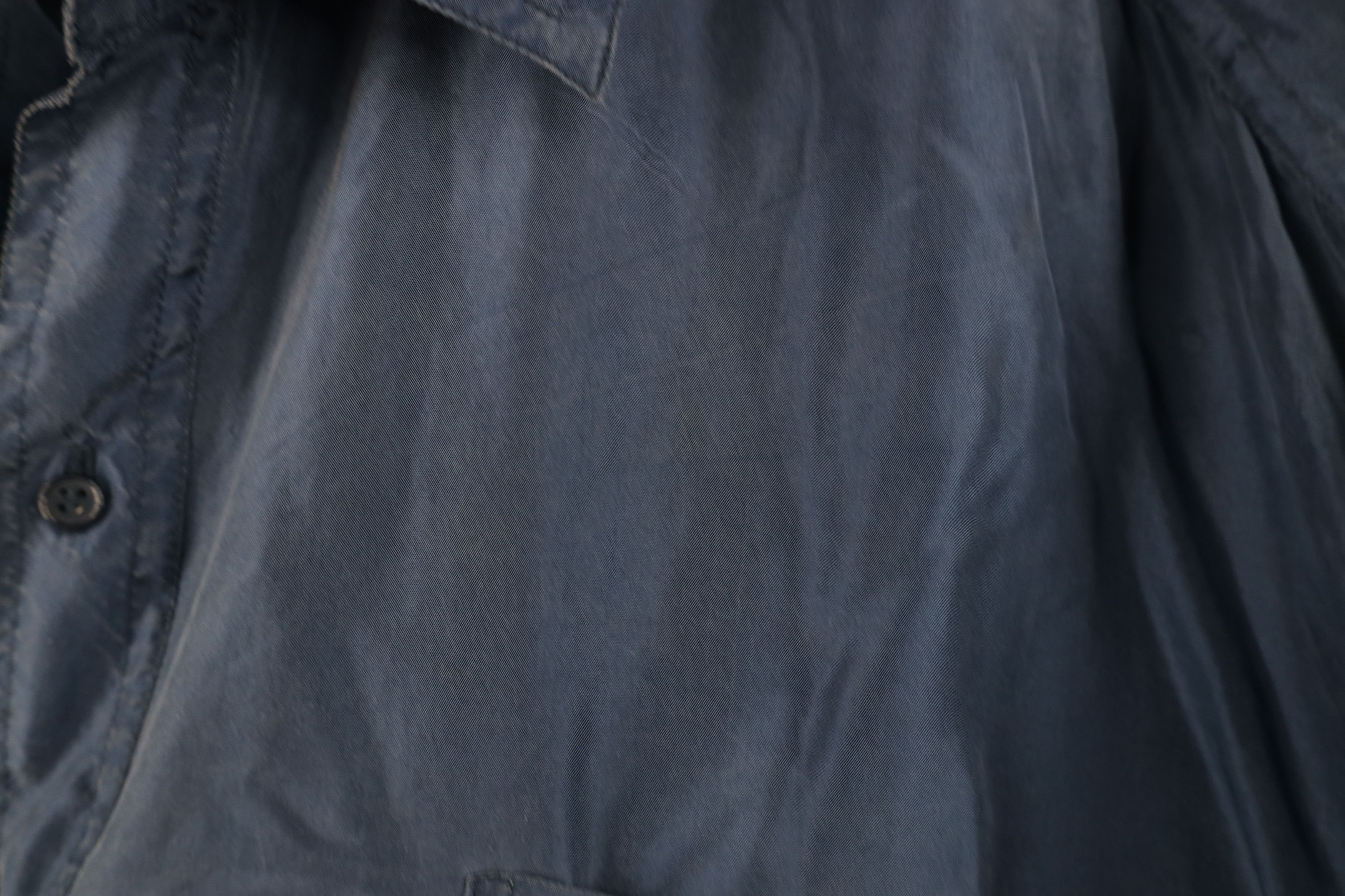 Vintage Vintage 90s Streetwear Baggy Silk Collared Button Shirt Blue Size US XL / EU 56 / 4 - 6 Thumbnail