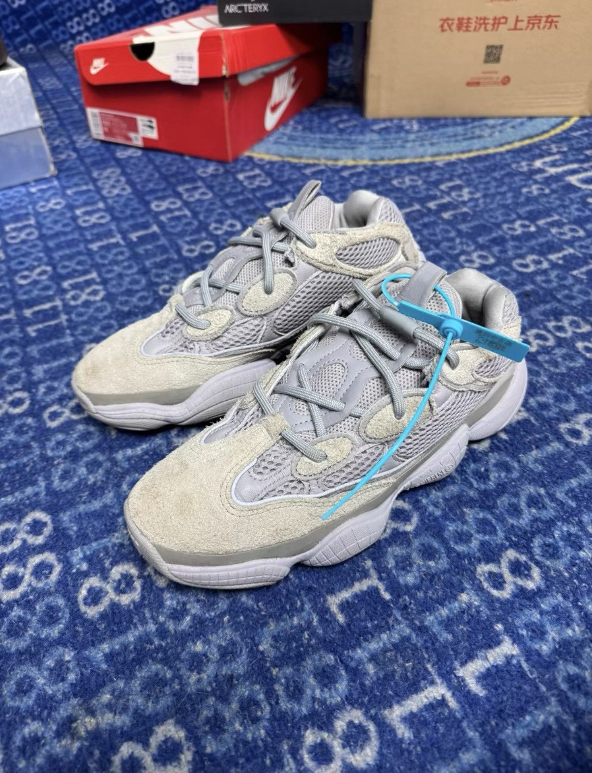 Adidas Adidas Yeezy 500 Stone Salt IE4783 K37 Size US 7.5 / EU 40-41 - 7 Thumbnail