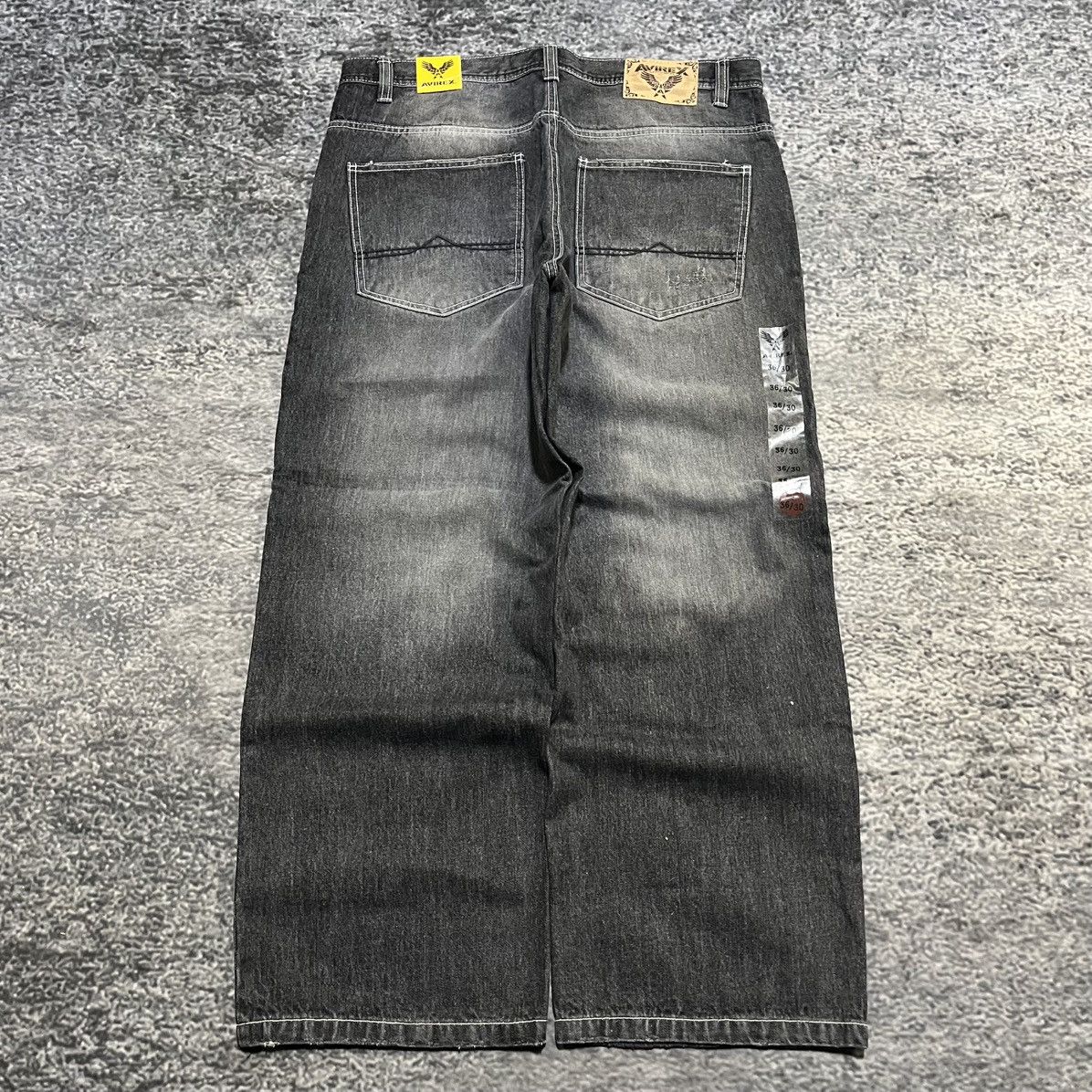 Avirex VINTAGE Y2K AVIREX BAGGY WIDE LEG GRUNGE SKATER JEANS NEW Size US 36 / EU 52 - 1 Thumbnail
