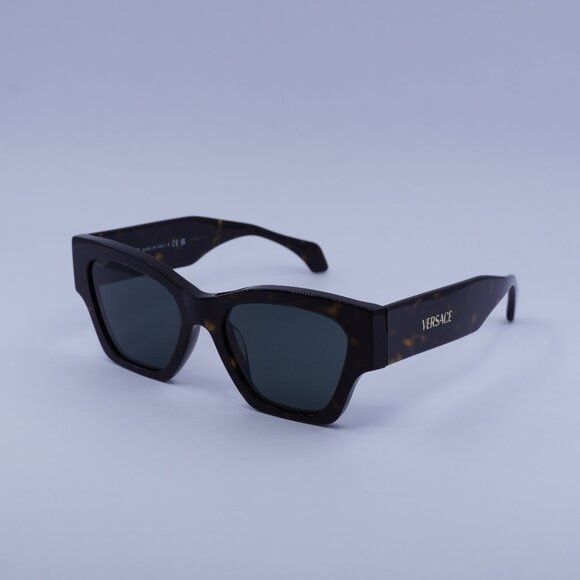 Versace Versace VE4492U 108/87 Sunglasses Dark Havana Square Frame Size ONE SIZE - 1 Thumbnail