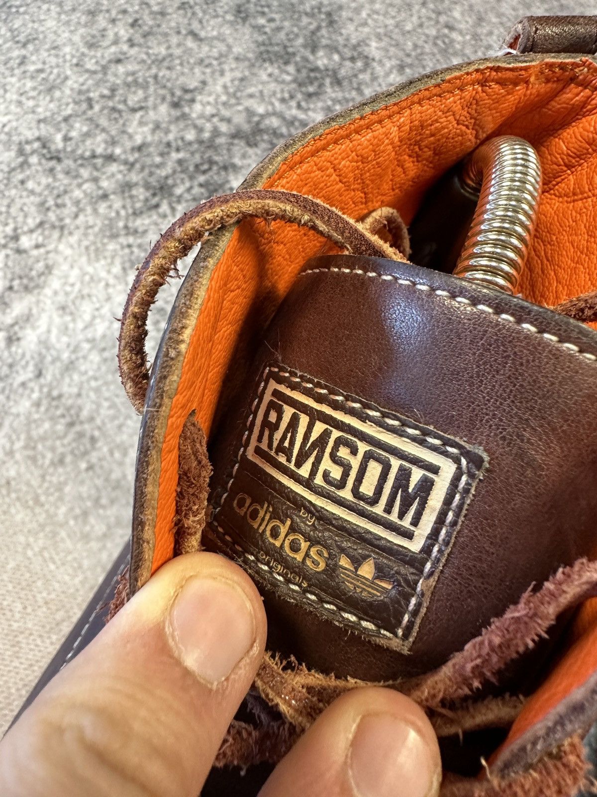 Adidas × Ransom Clothing Y2K Adidas Ransom Leather Boots Rare Streetwear Hype USA 9,5 Size US 9.5 / EU 42-43 - 5 Thumbnail