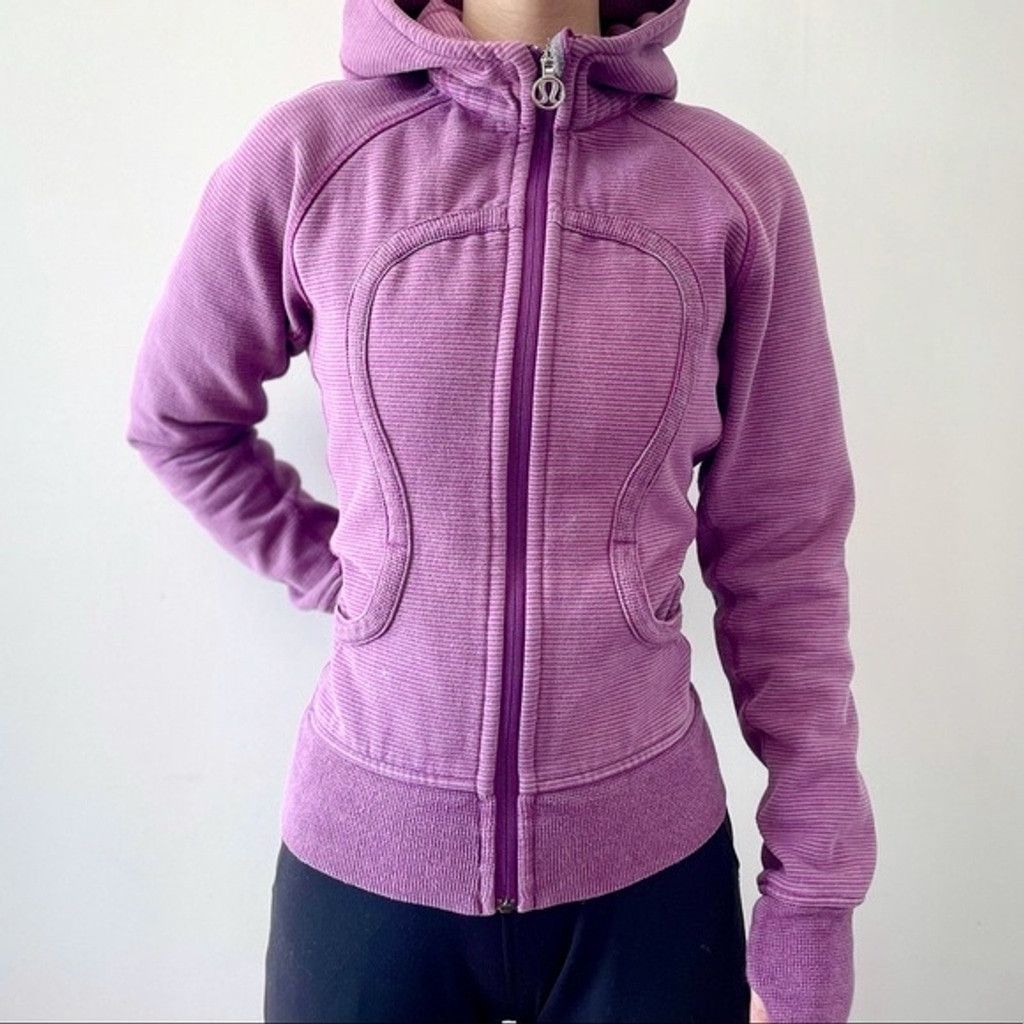 Lululemon Lululemon Define Hoodie in Rare Purple Stripe | Size 6 Size M / US 6-8 / IT 42-44 - 1 Thumbnail