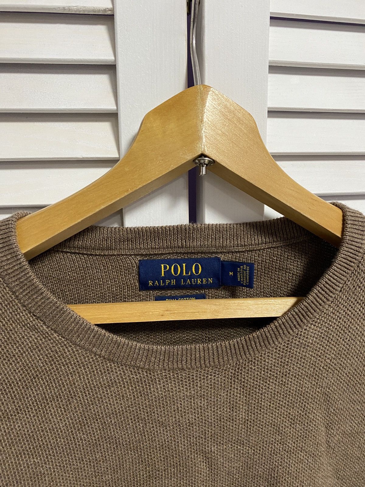 Polo Ralph Lauren × Ralph Lauren Vintage Knit Sweater Brown Polo Ralph Lauren Casual Logo Size US M / EU 48-50 / 2 - 6 Thumbnail