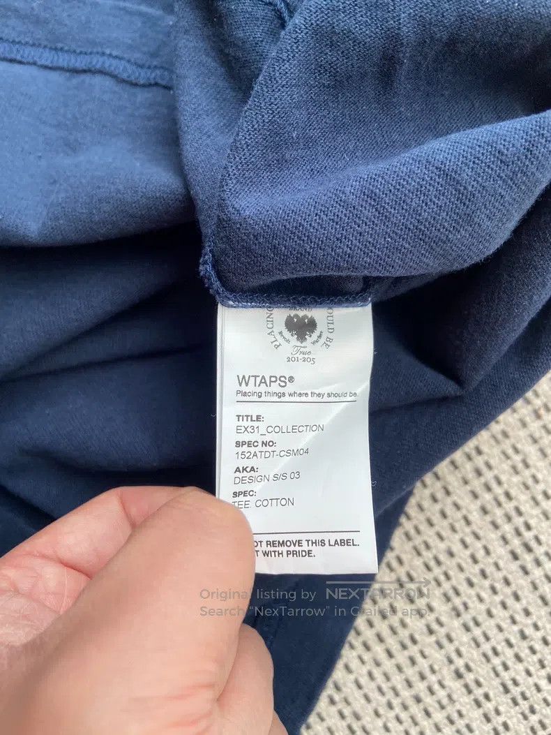 Wtaps Wtaps Letter T-shirt Size US L / EU 52-54 / 3 - 7 Thumbnail