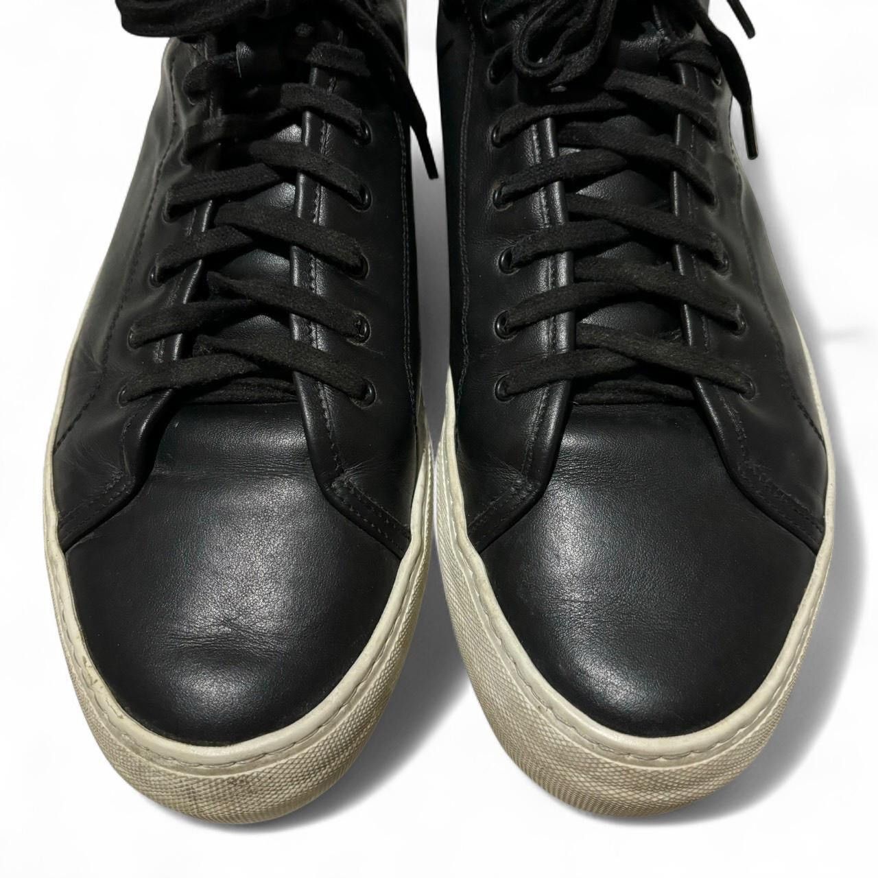 Common Projects × Designer Common Projects Achilles Mid Black Leather Shoes - Size 42 Size US 9 / EU 42 - 2 Thumbnail