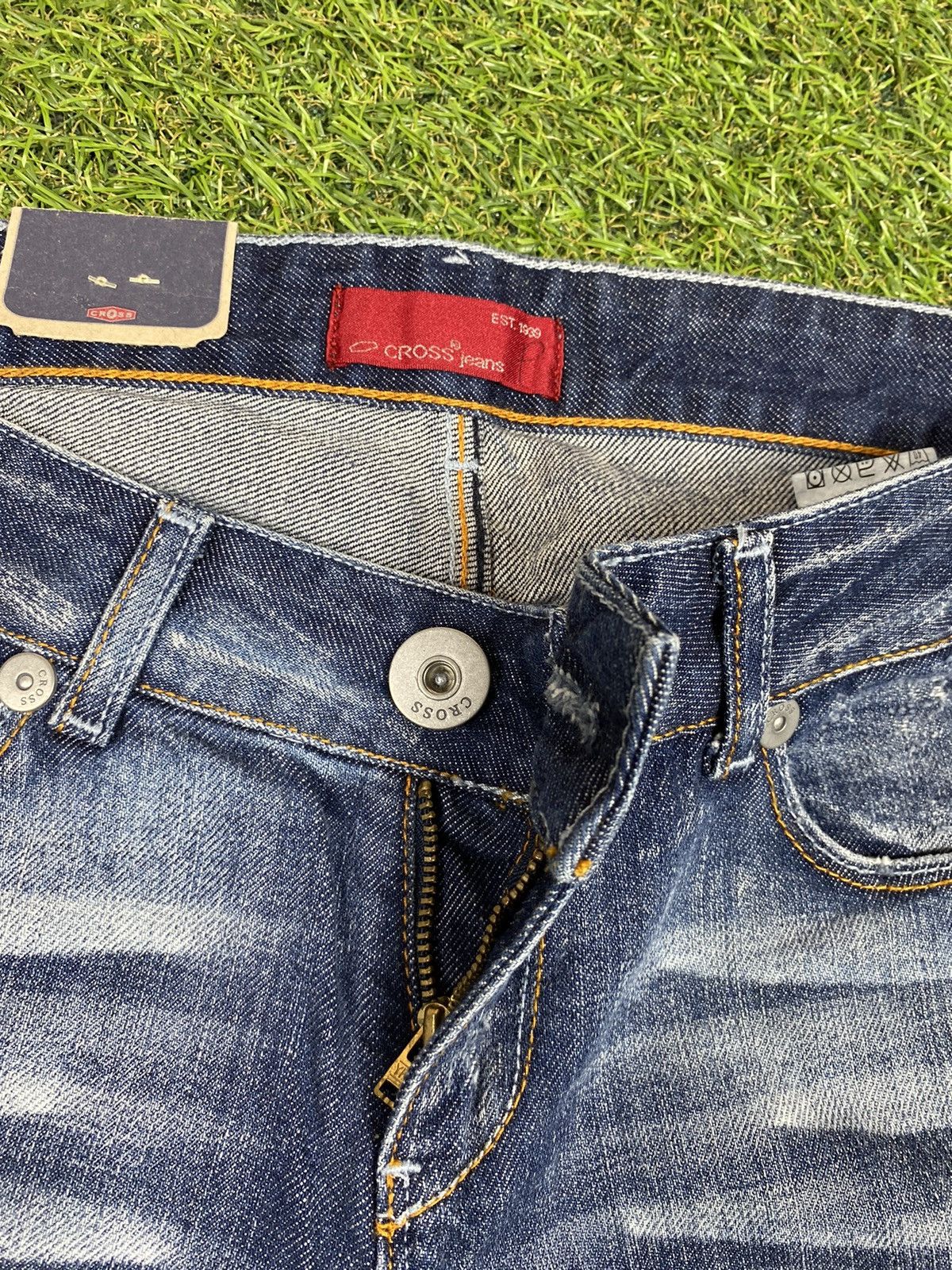 Japanese Brand × Vintage Vintage 90s Flared jeans faded streetwear size 29x32 Size 29" - 4 Thumbnail