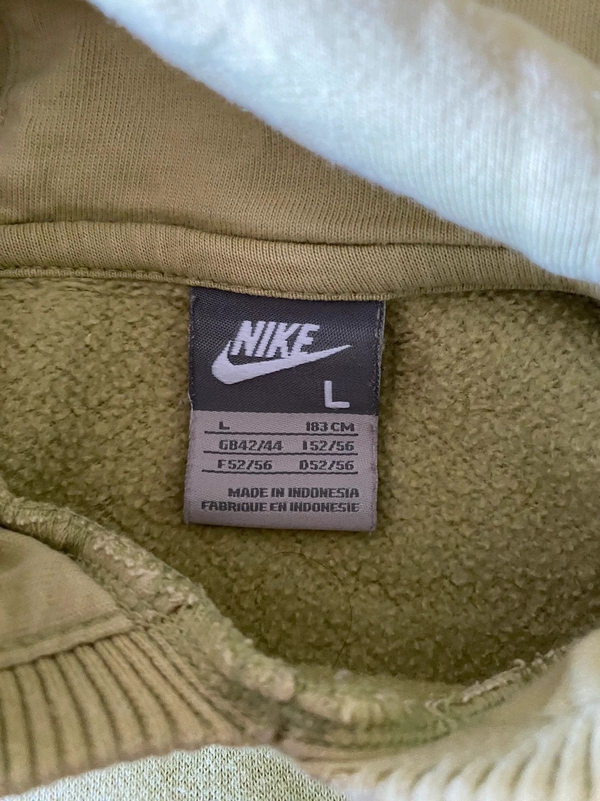 Nike × Vintage nike hooded sweatshirt green y2k sports Size US L / EU 52-54 / 3 - 3 Thumbnail