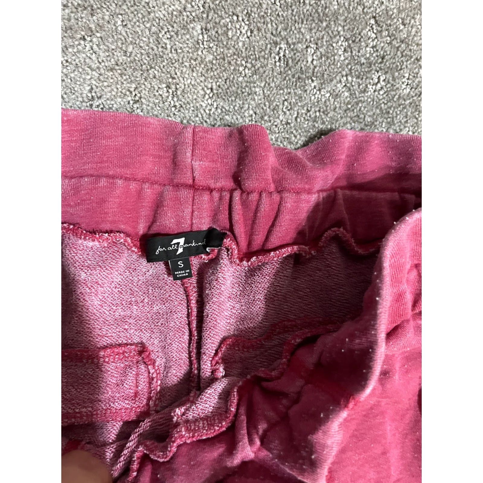 7 For All Mankind 7 For All Mankind Jogger WOMENS Size S Sweatpants Pink Size 28" / US 6 / IT 42 - 5 Thumbnail