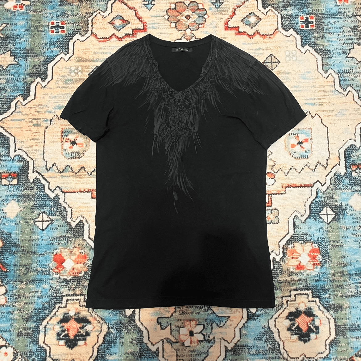 14th Addiction Dark Feathers and Wings Tee