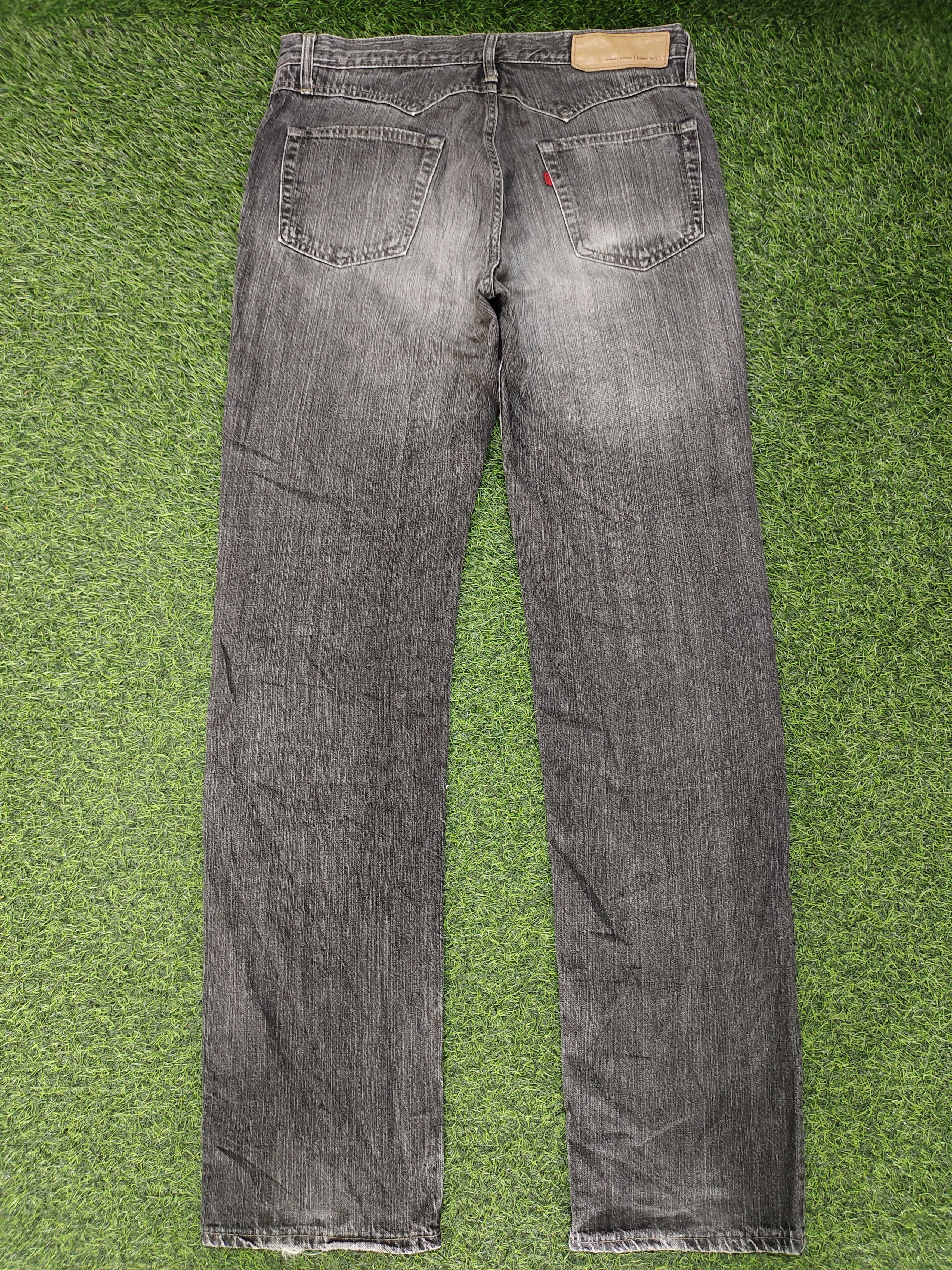 Hysteric Glamour Vintage Edwin Japan W-Swell Stitched Clawmark Faded Jeans Size US 33 - 9 Thumbnail