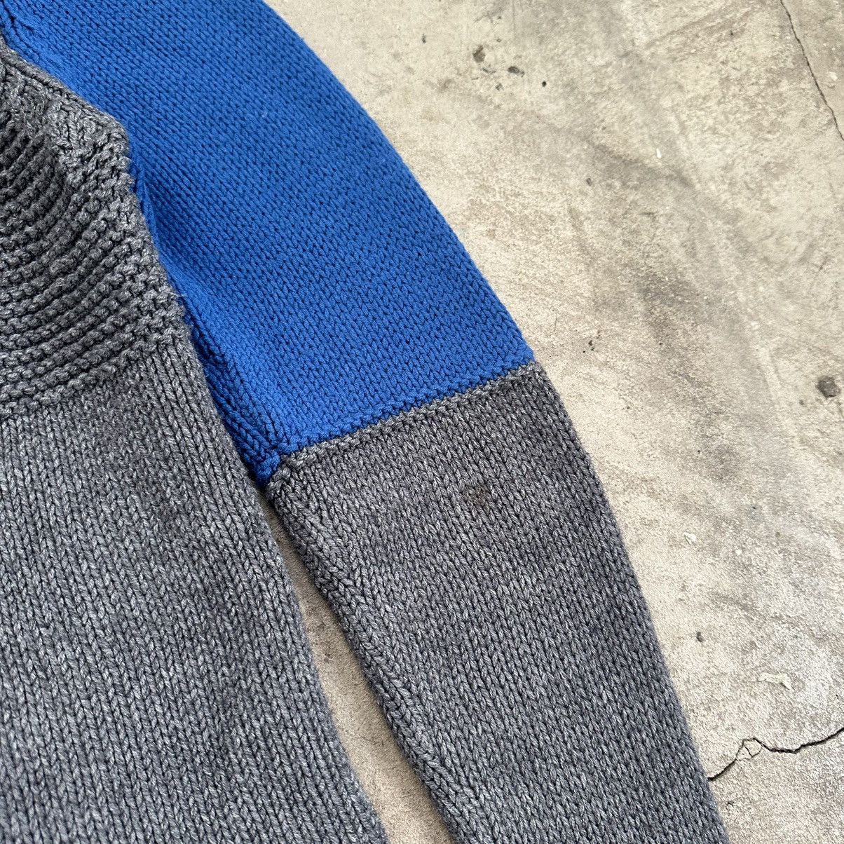 Iceberg Iceberg jeans vintage zip sweater patchwork hand knit Size US L / EU 52-54 / 3 - 11 Thumbnail